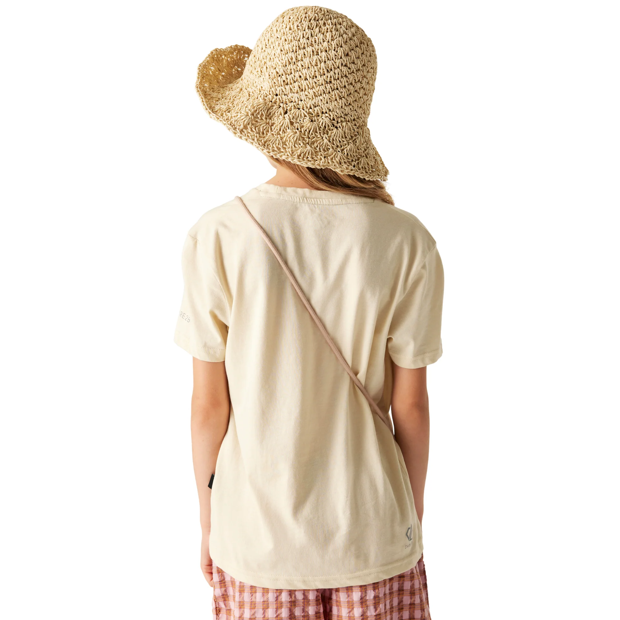 Dare 2B Kids Trailblaze III UPF50 Short Sleeve Tee (Almond Milk) - Image 2
