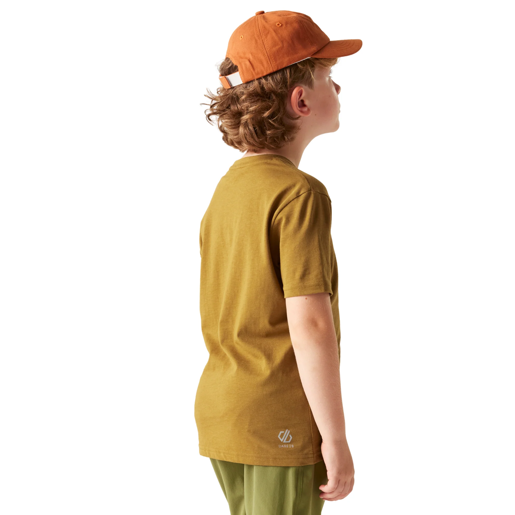 Dare 2B Kids Trailblaze III UPF50 Short Sleeve Tee (Dark Cumin) - Image 2