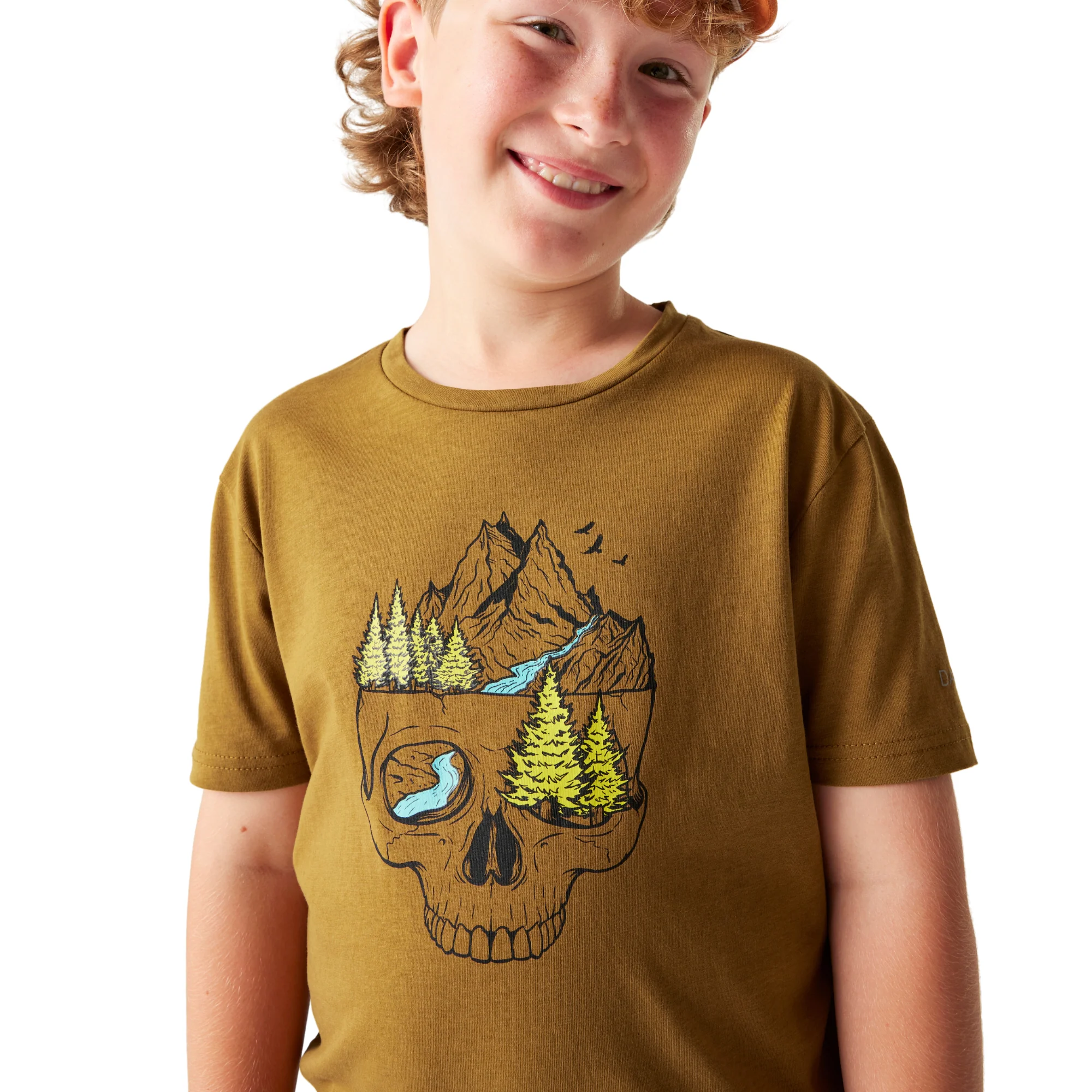 Dare 2B Kids Trailblaze III UPF50 Short Sleeve Tee (Dark Cumin) - Image 3