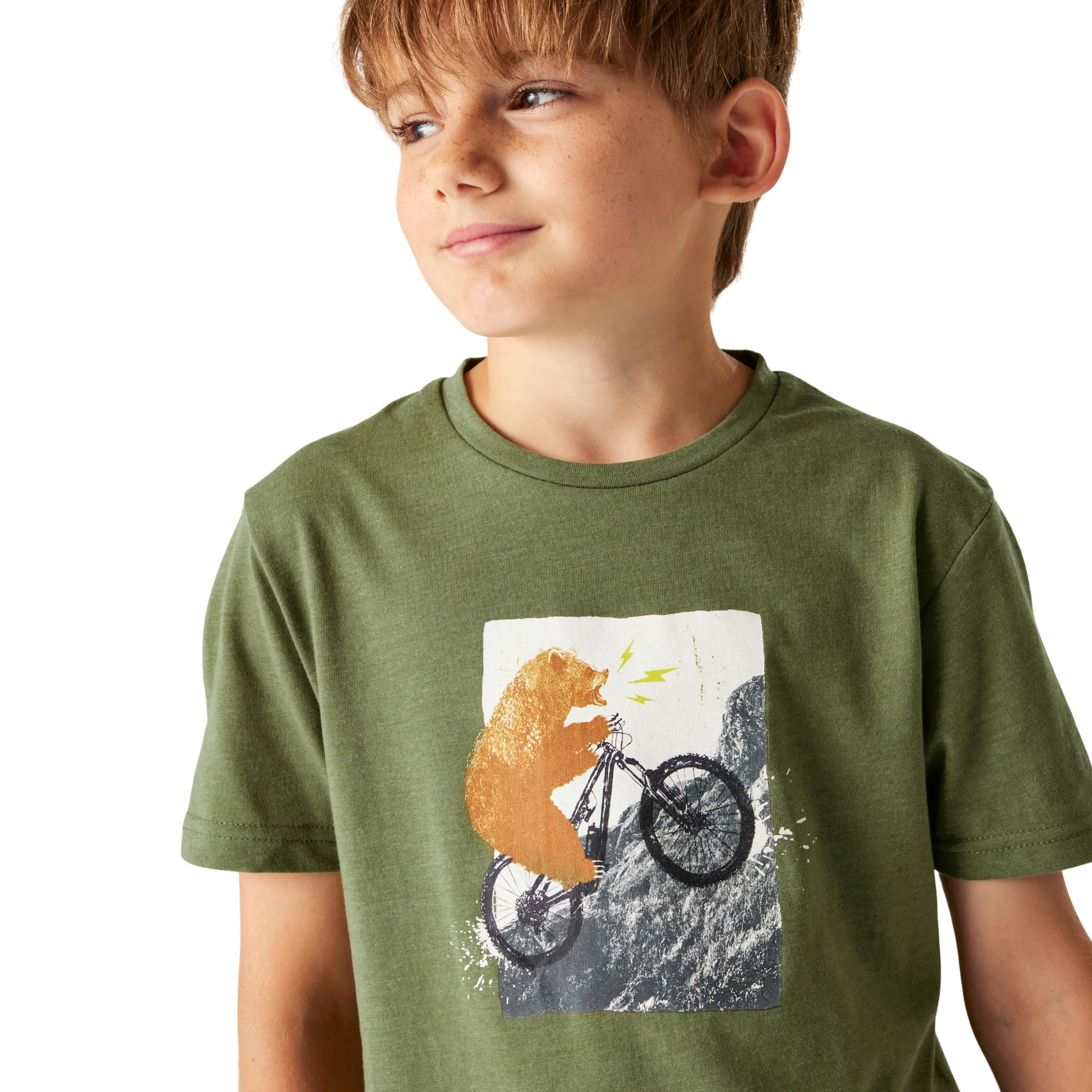 Dare 2B Kids Trailblaze III UPF50 Short Sleeve Tee (Nephrite Green) - Image 3