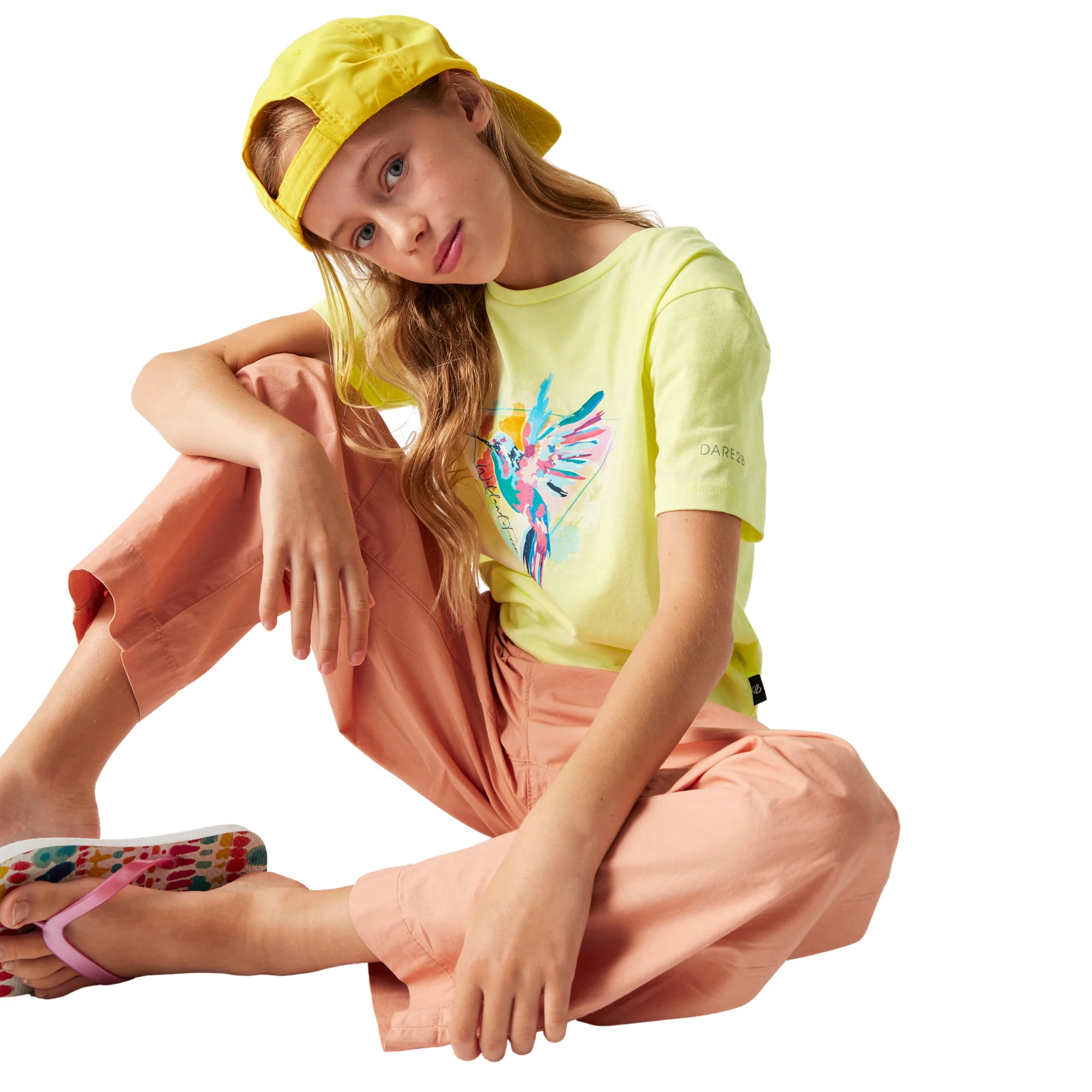 Dare 2B Kids Trailblaze III UPF50 Short Sleeve Tee (Wax Yellow) - Image 4