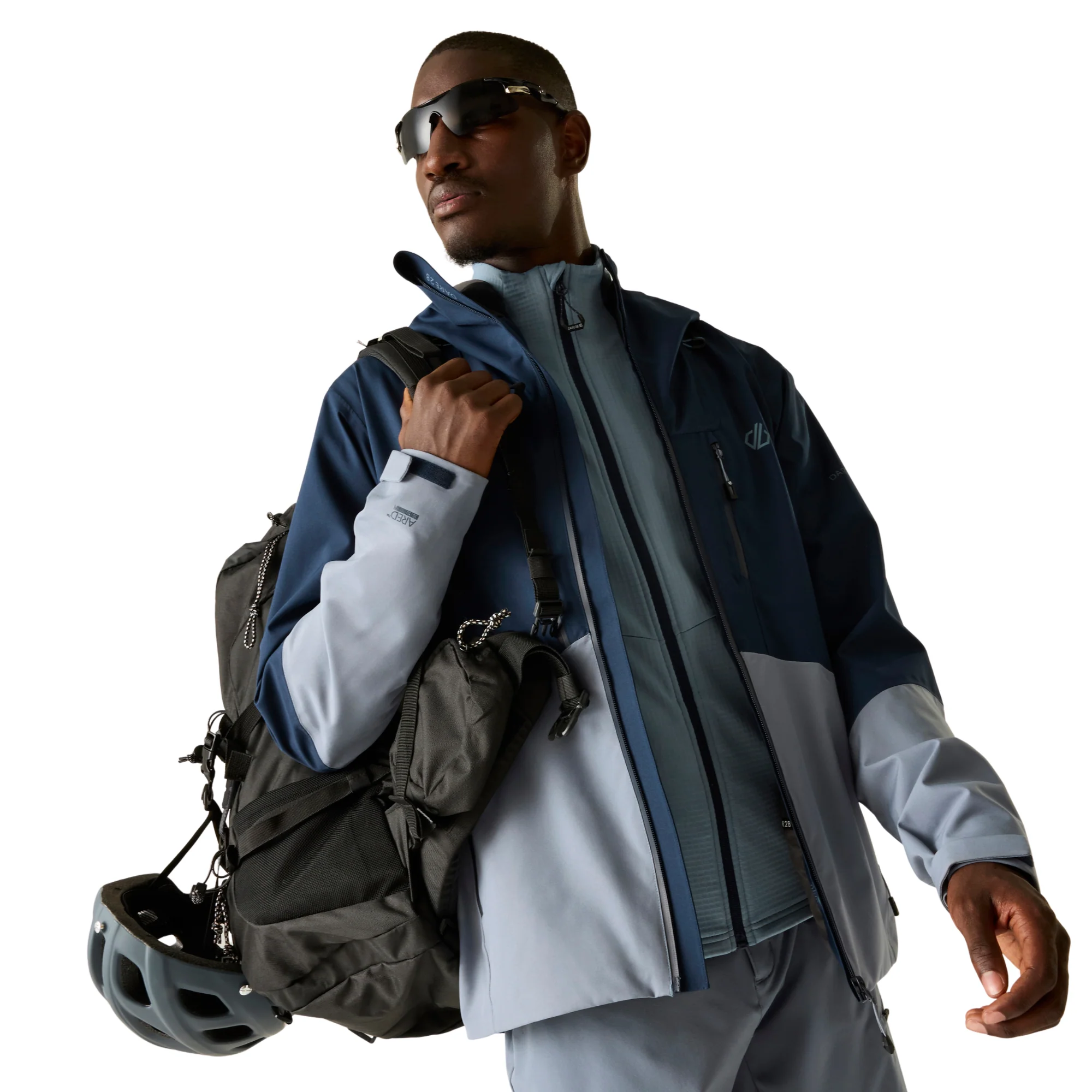 Dare 2B Men's Arising IV Waterproof Jacket (Navy/Mercury)