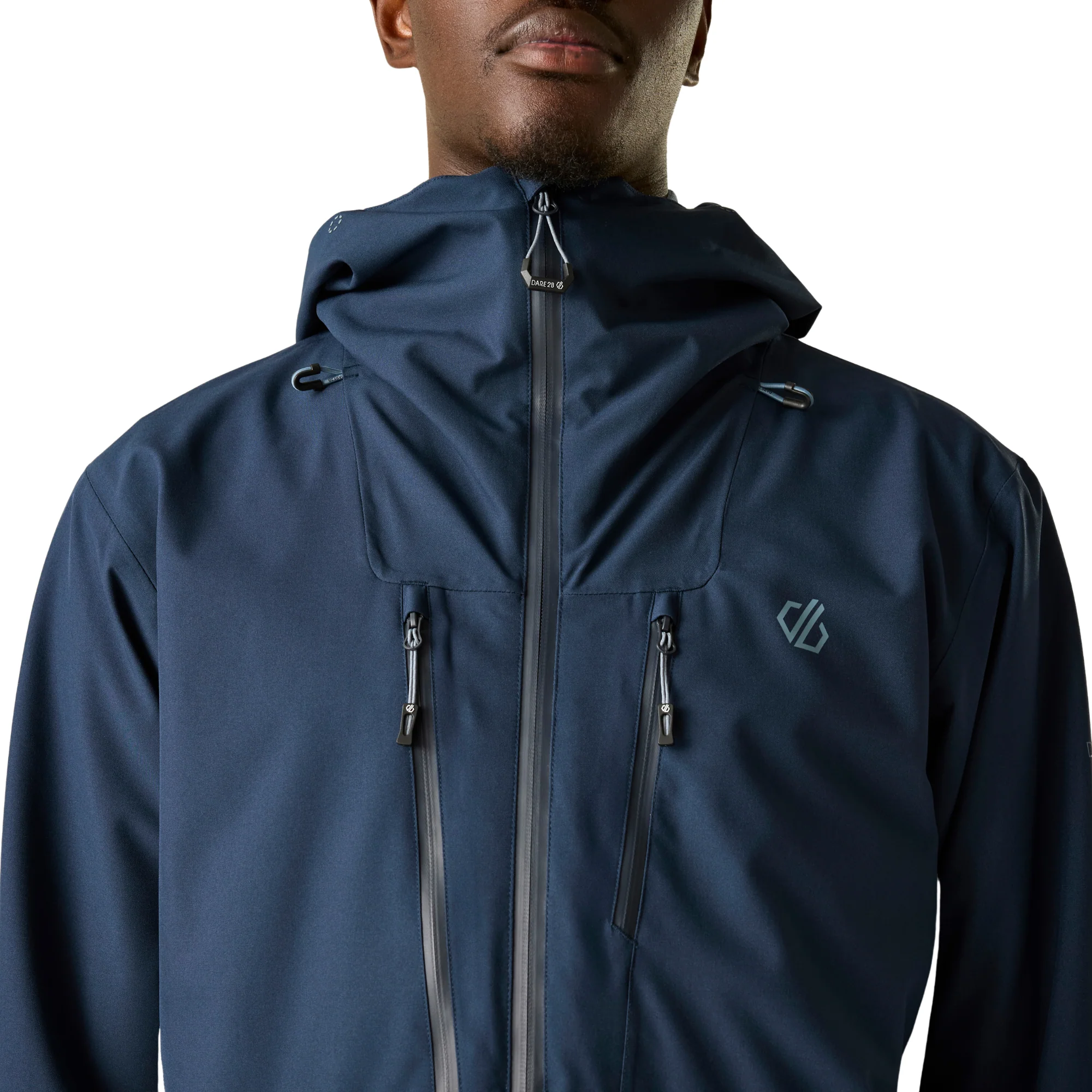 Dare 2B Men's Arising IV Waterproof Jacket (Navy/Mercury) - Image 3