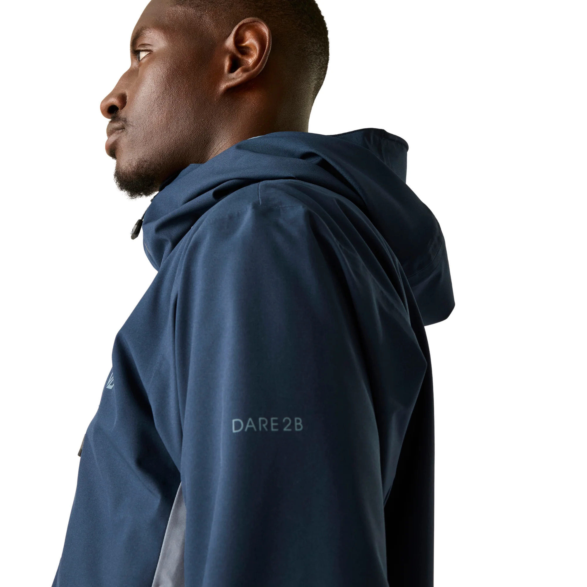 Dare 2B Men's Arising IV Waterproof Jacket (Navy/Mercury) - Image 4