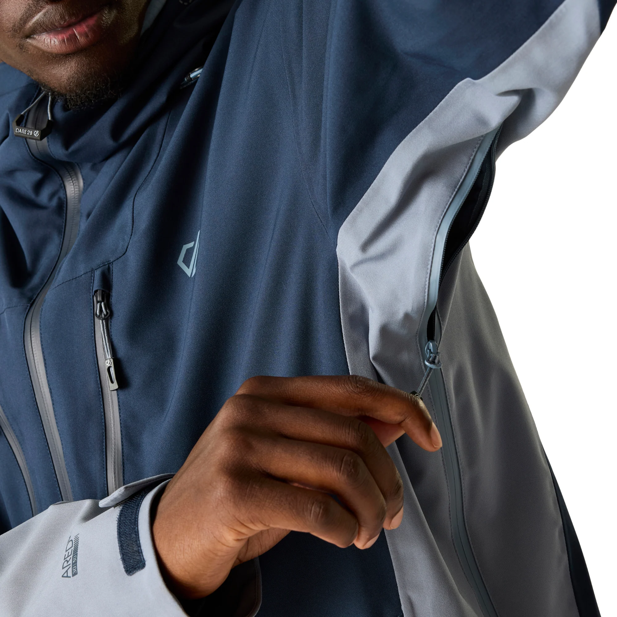 Dare 2B Men's Arising IV Waterproof Jacket (Navy/Mercury) - Image 8