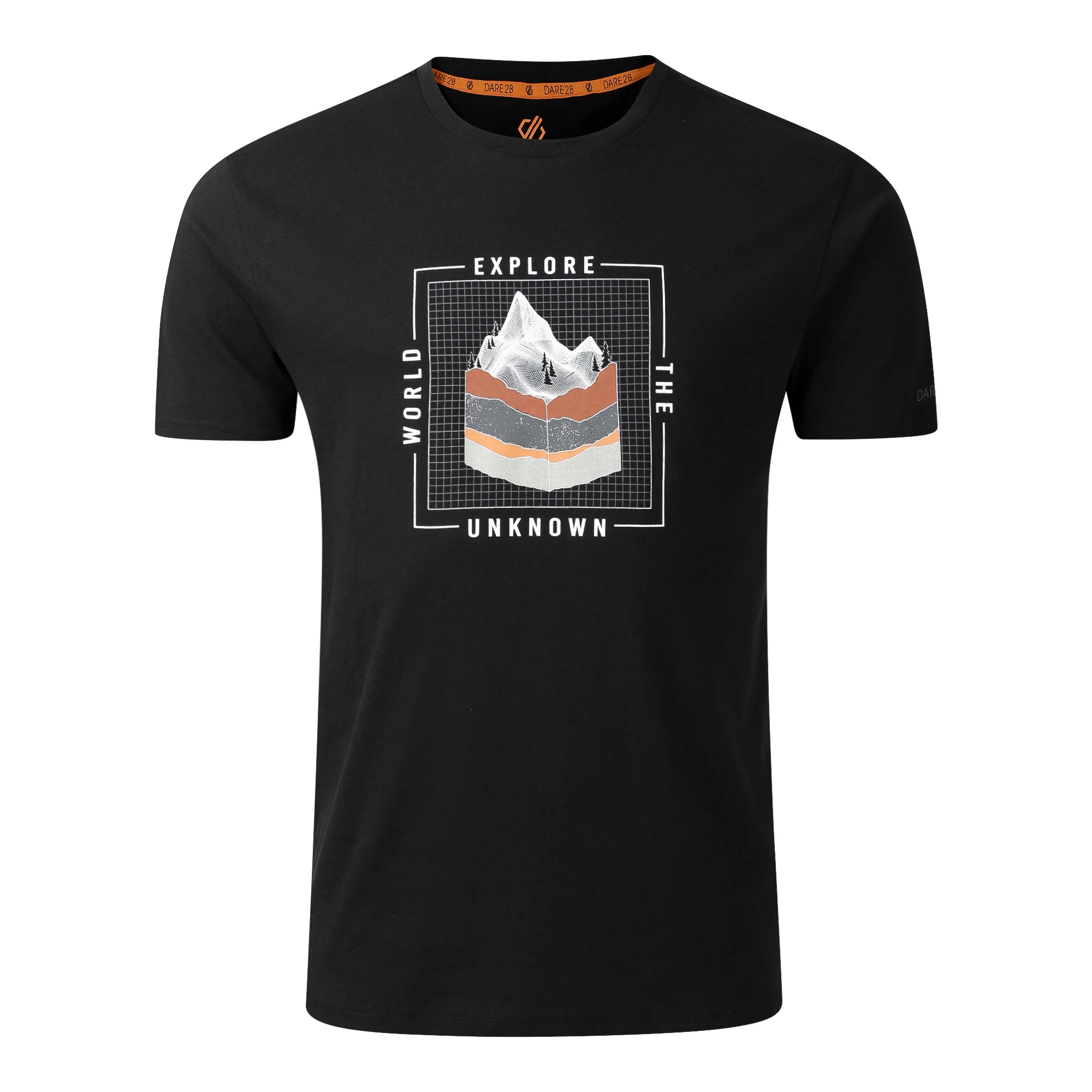 Dare 2B Men's Movement III UPF50 Short Sleeve Technical Tee (Black/Black) - Image 5