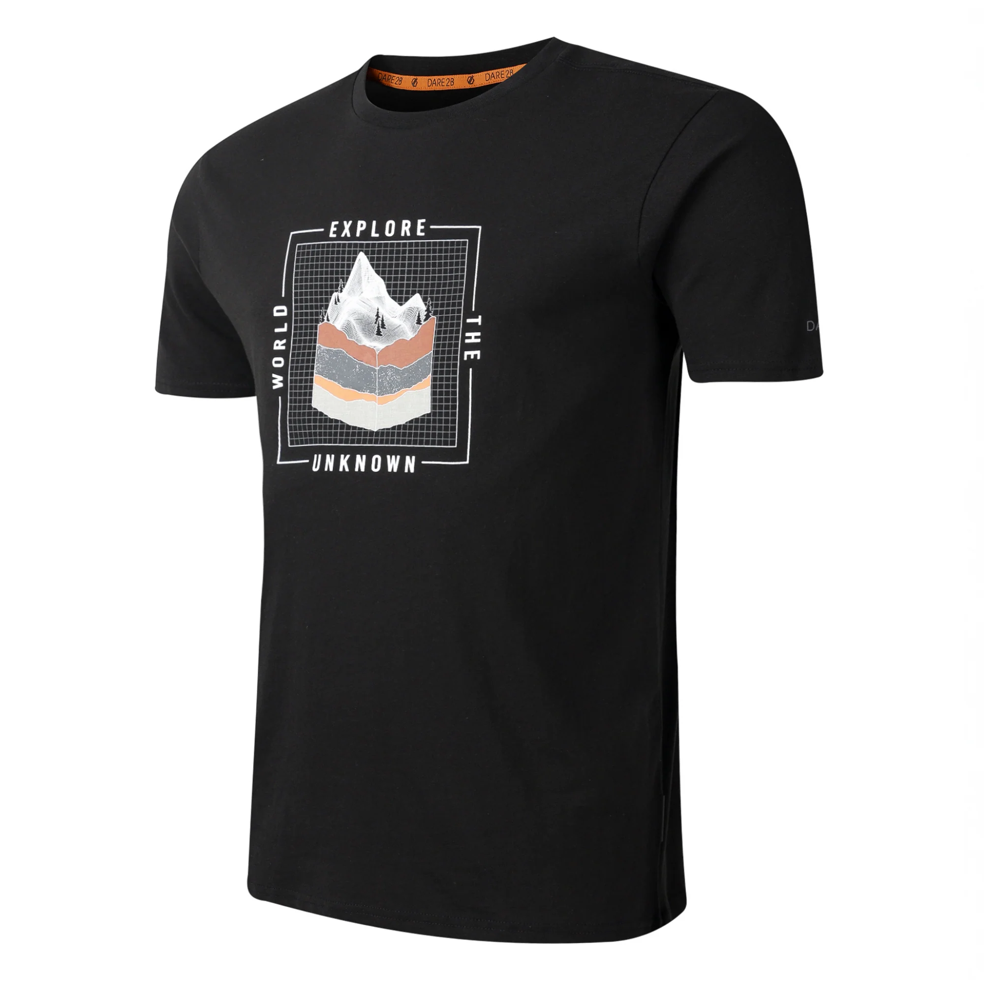Dare 2B Men's Movement III UPF50 Short Sleeve Technical Tee (Black/Black) - Image 6