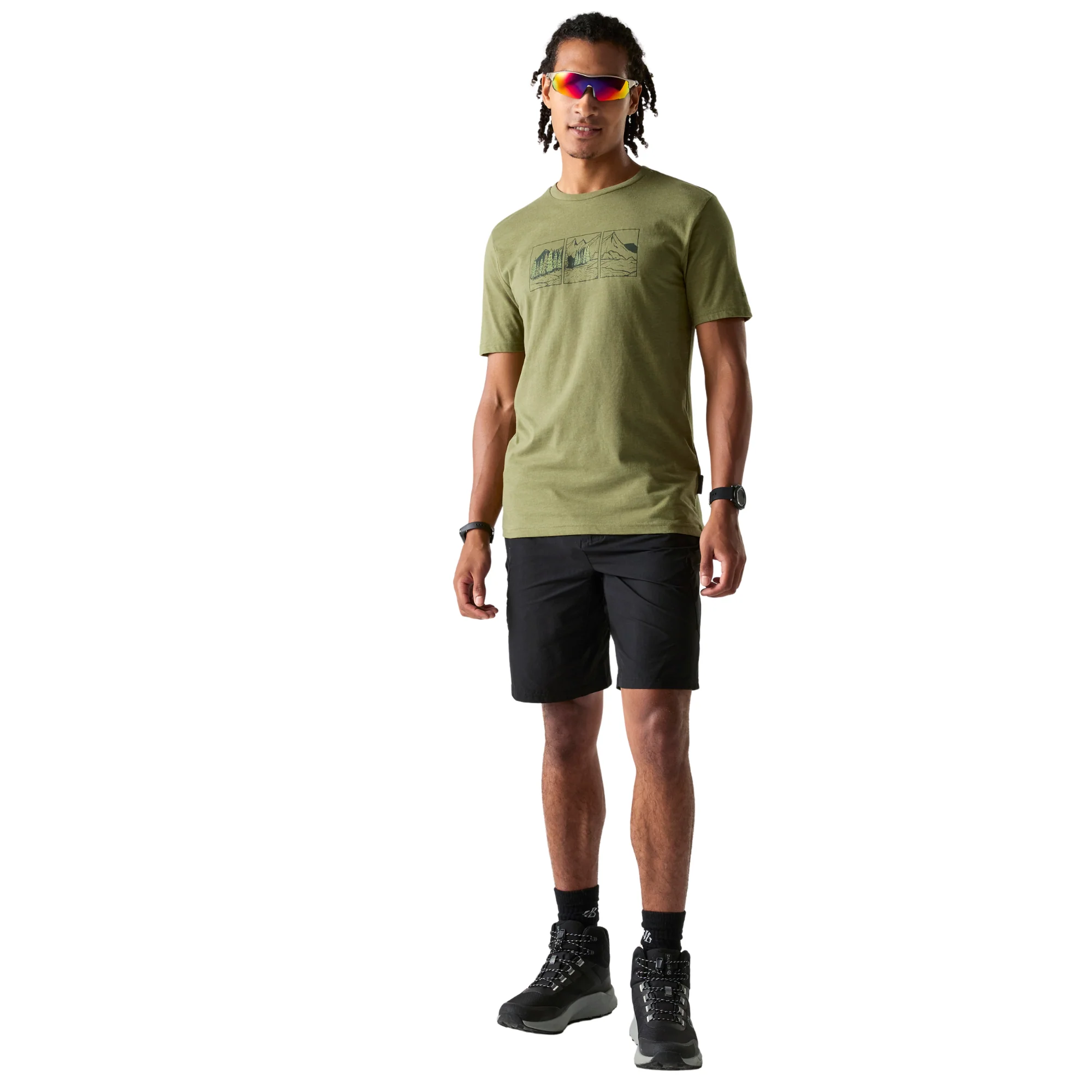 Dare 2B Men's Movement III UPF50 Short Sleeve Technical Tee (Nephrite Green Solid) - Image 4