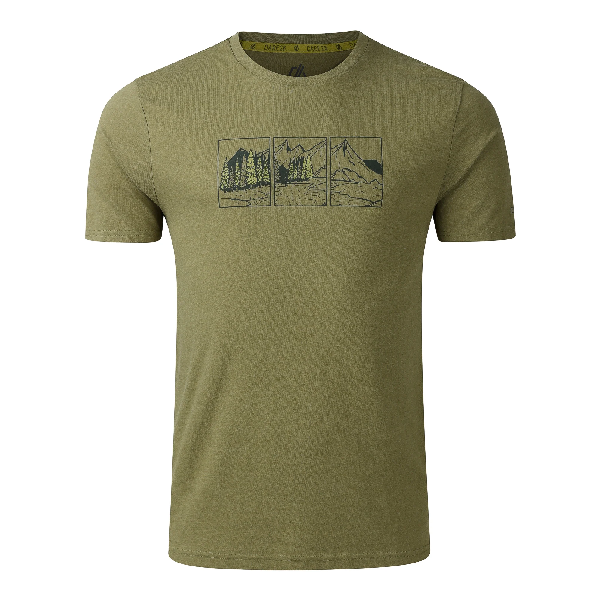 Dare 2B Men's Movement III UPF50 Short Sleeve Technical Tee (Nephrite Green Solid) - Image 5