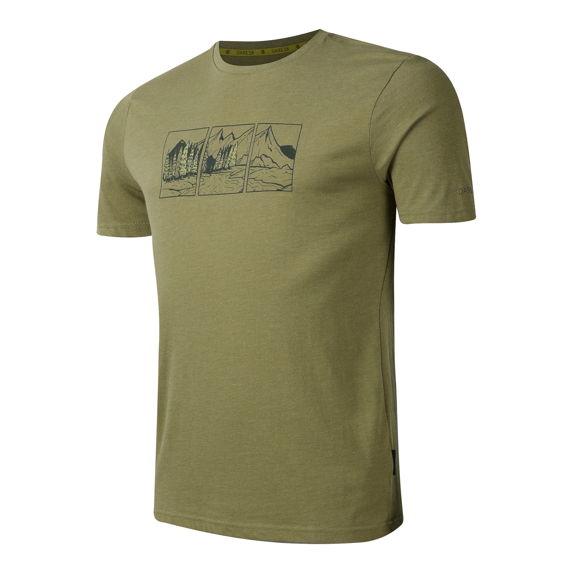 Dare 2B Men's Movement III UPF50 Short Sleeve Technical Tee (Nephrite Green Solid) - Image 6
