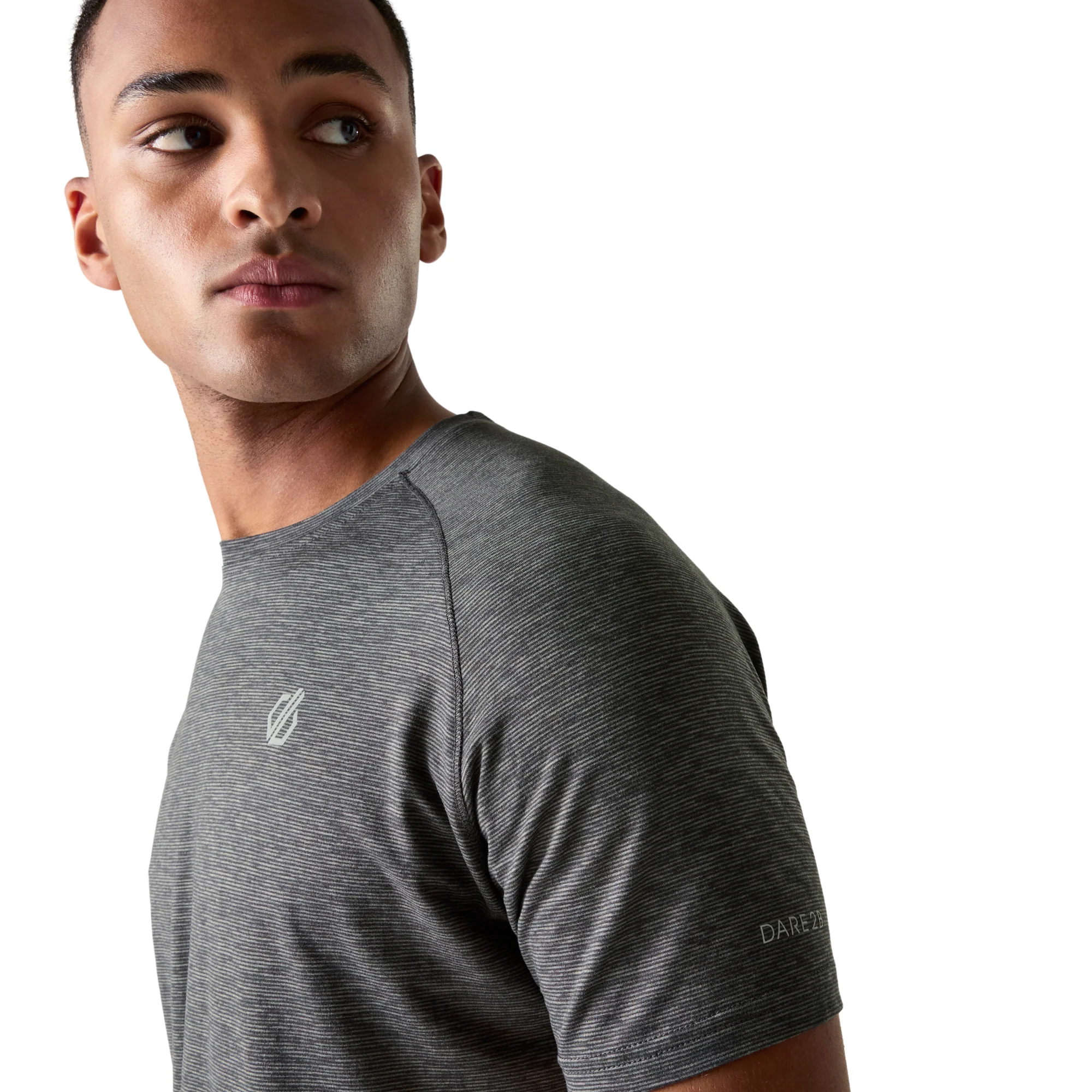 Dare 2B Men's Persist UPF50 Short Sleeve Technical Tee (Magnet) - Image 3