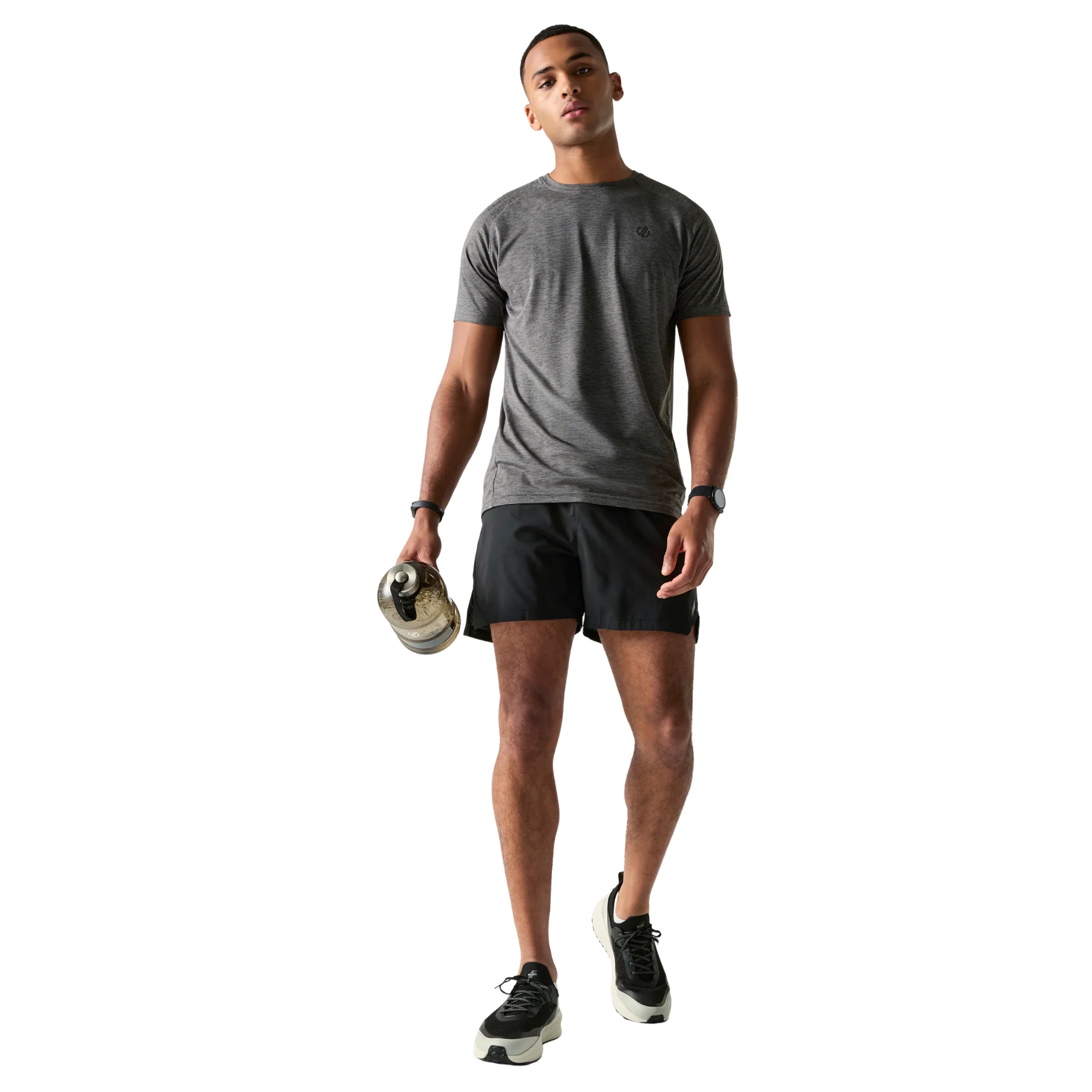 Dare 2B Men's Persist UPF50 Short Sleeve Technical Tee (Magnet) - Image 6