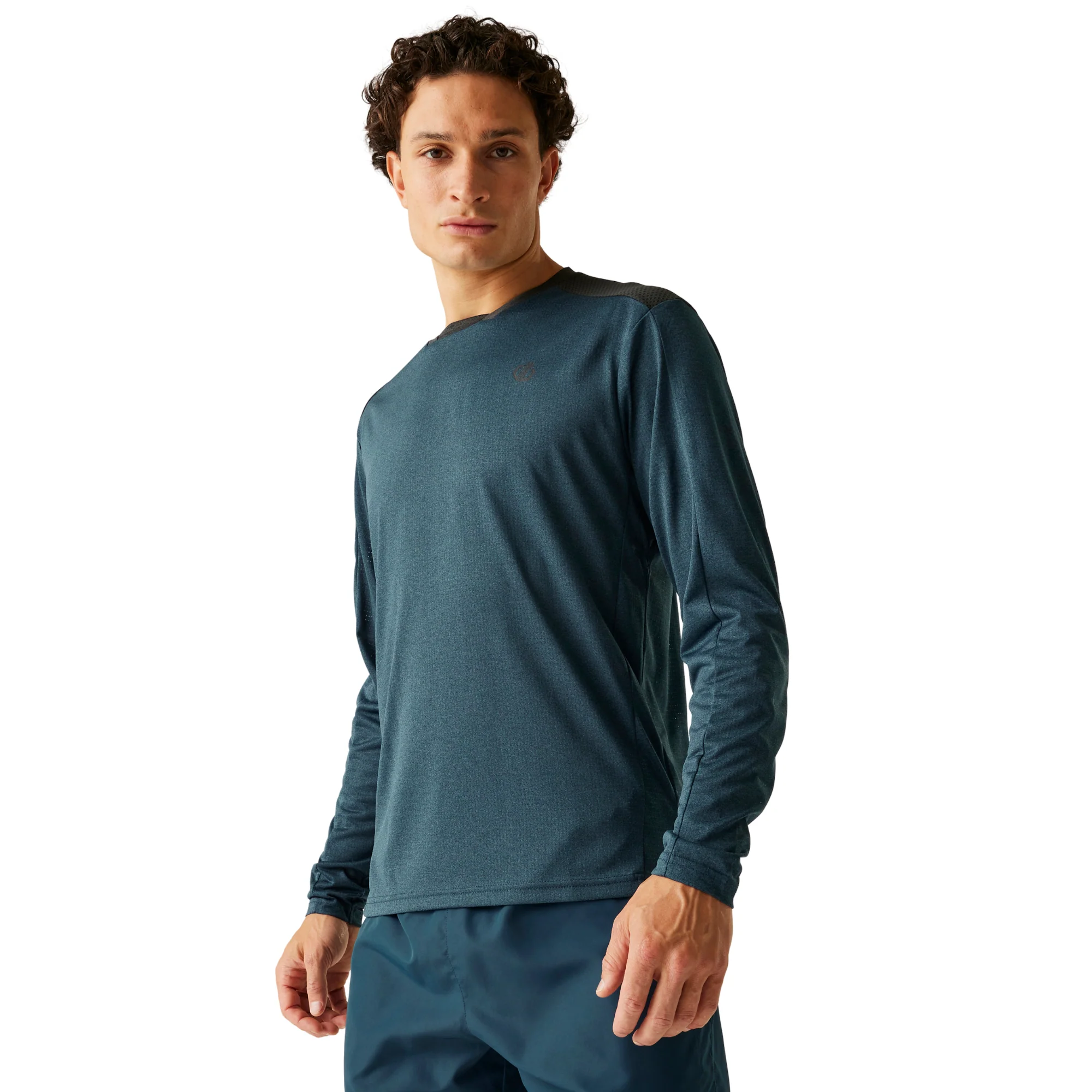Dare 2B Men's Trackstand Long Sleeve Technical Tee (Moonlight Denim)