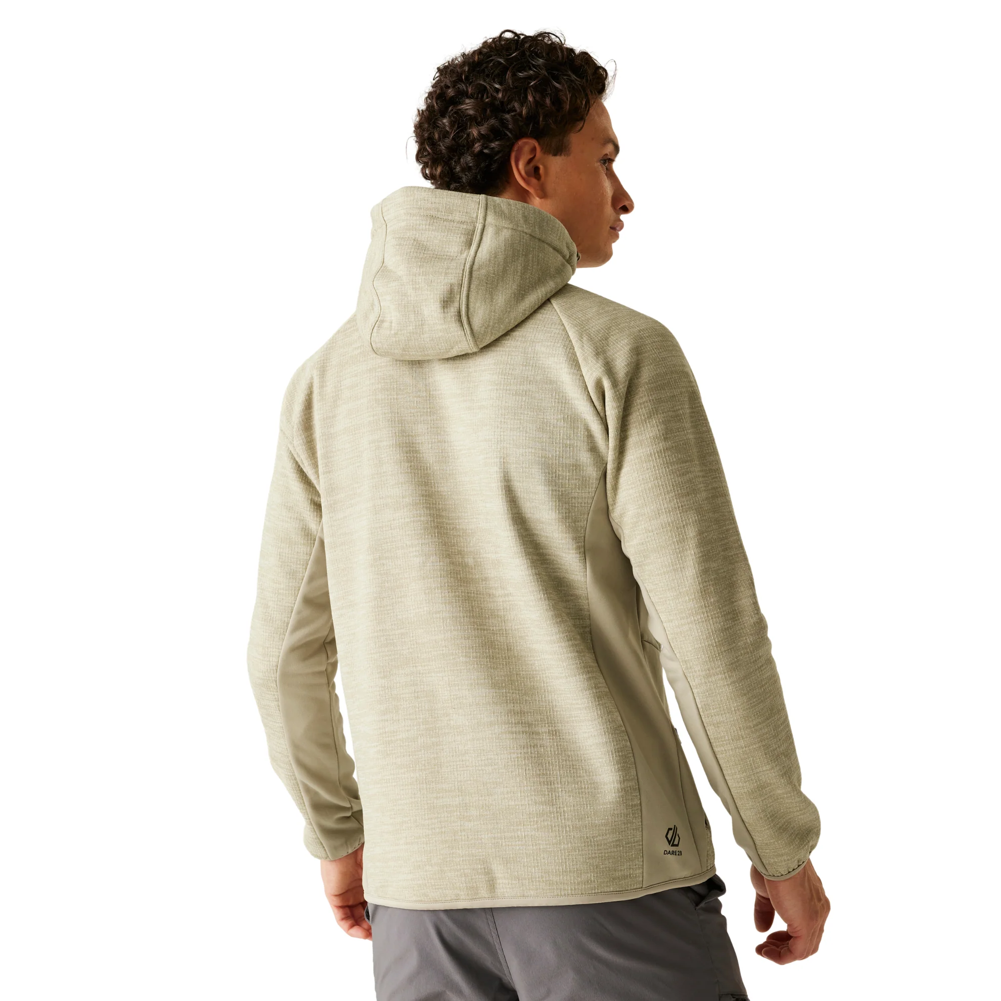 Dare 2B Men's Torrek Pro Hooded Midlayer Full Zip Fleece (Abbeystone) - Image 2