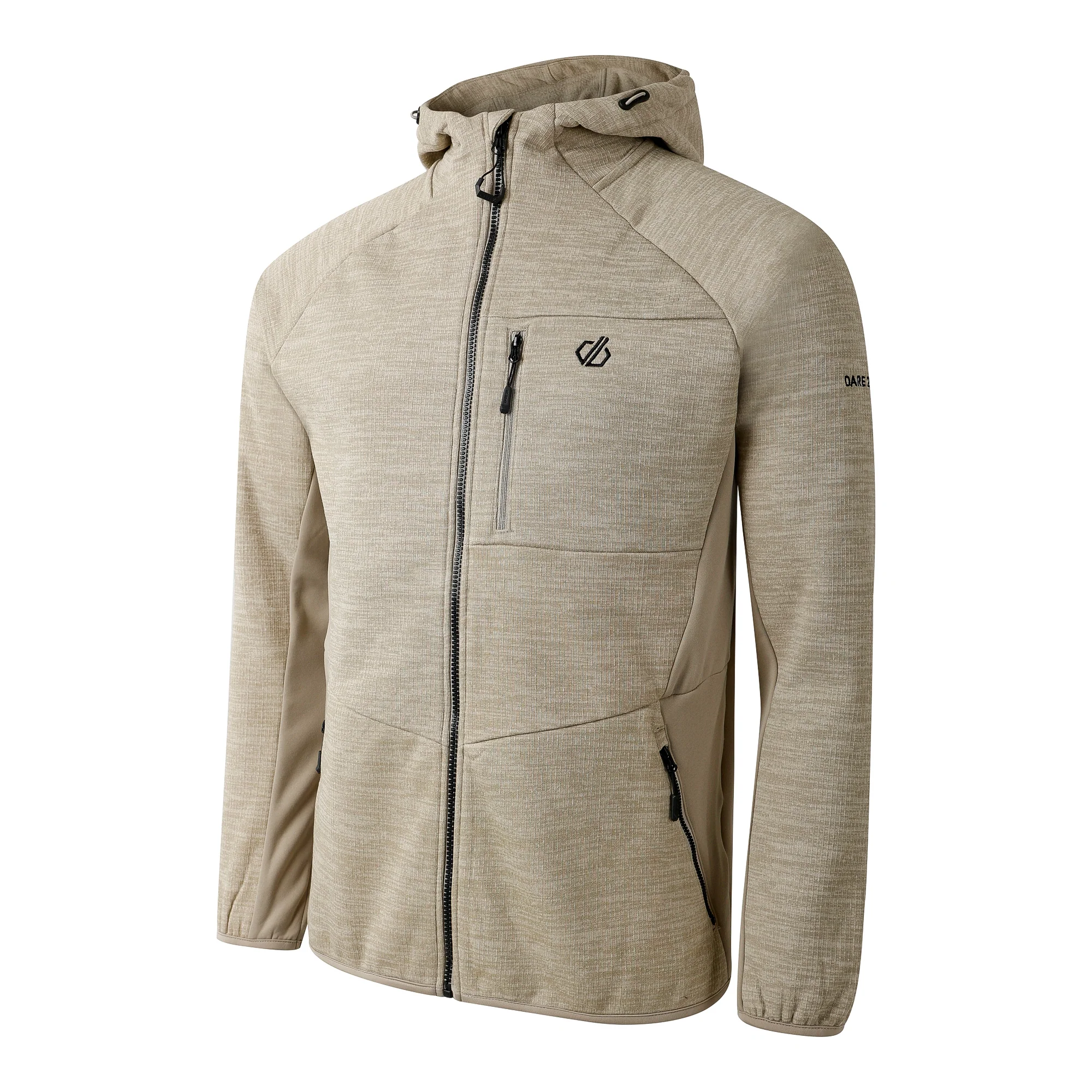 Dare 2B Men's Torrek Pro Hooded Midlayer Full Zip Fleece (Abbeystone) - Image 8