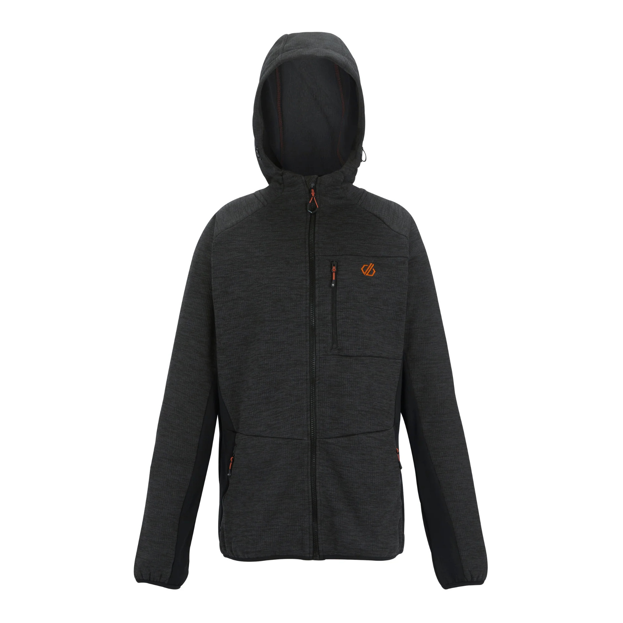 Dare 2B Men's Torrek Pro Hooded Midlayer Full Zip Fleece (Black) - Image 8
