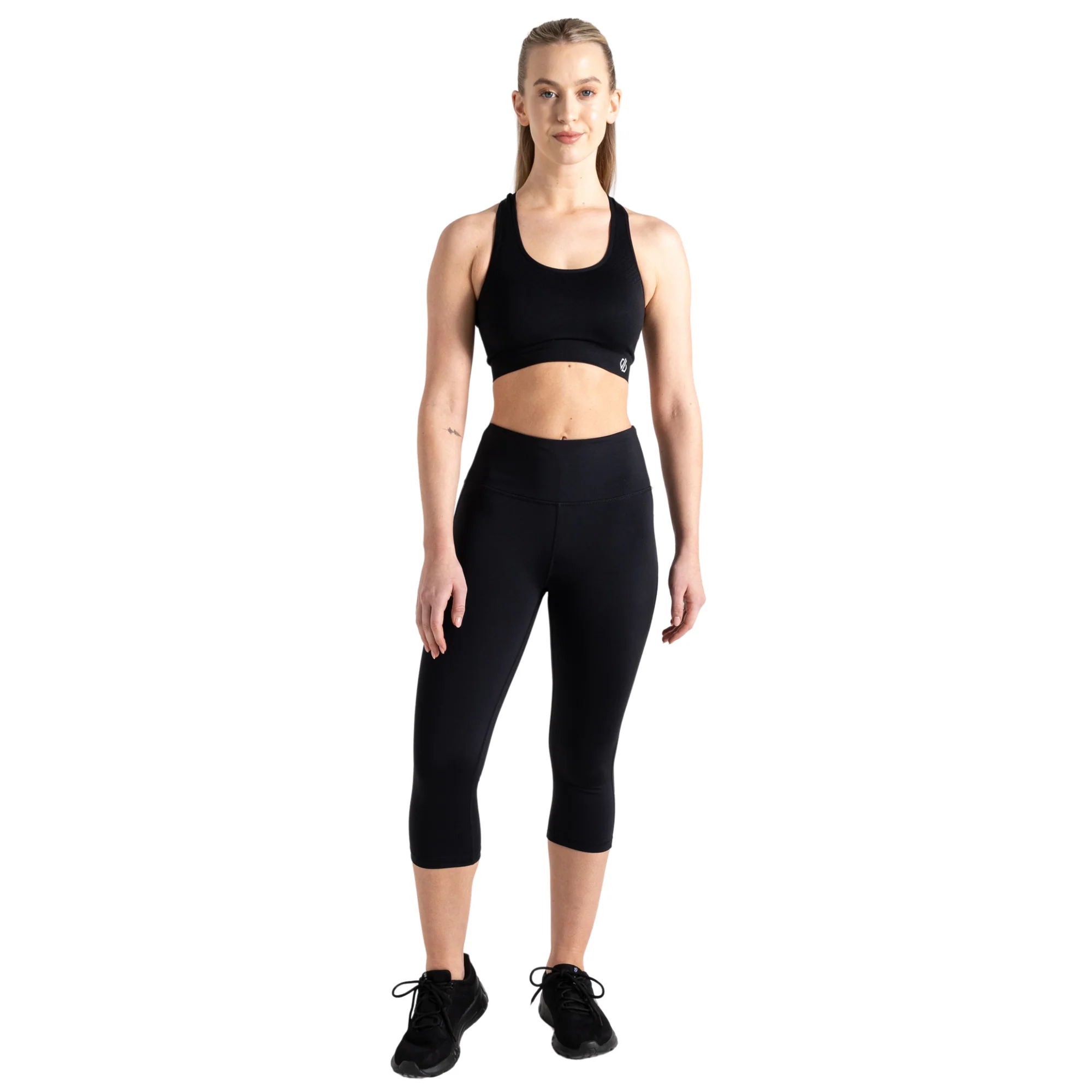 Dare 2B Women's Influential UPF50 3/4 Leggings (Black) - Image 8