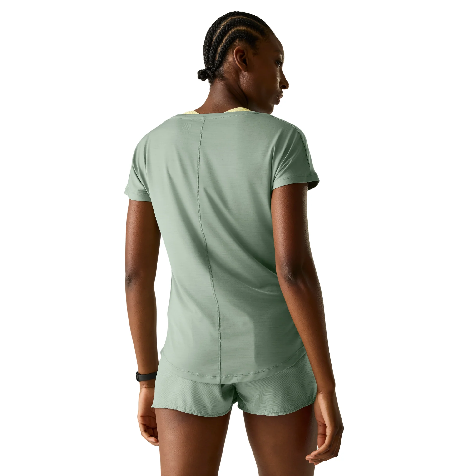 Dare 2B Women's Vigilant Short Sleeve V Neck Technical Tee (Glacier Green) - Image 2