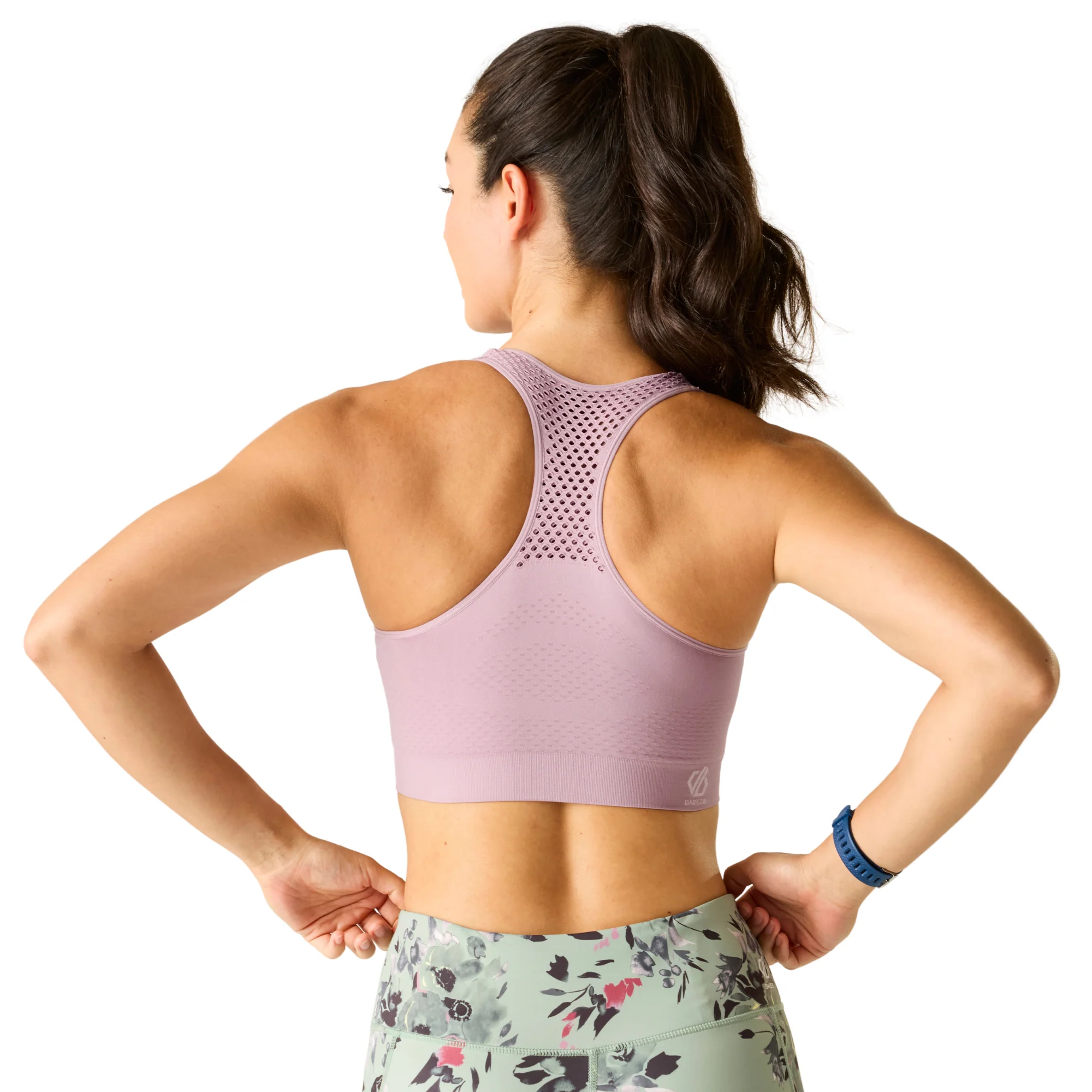 Dare 2B Women's Don't Sweat It II Sports Bra (Mauve Shadow) - Image 2