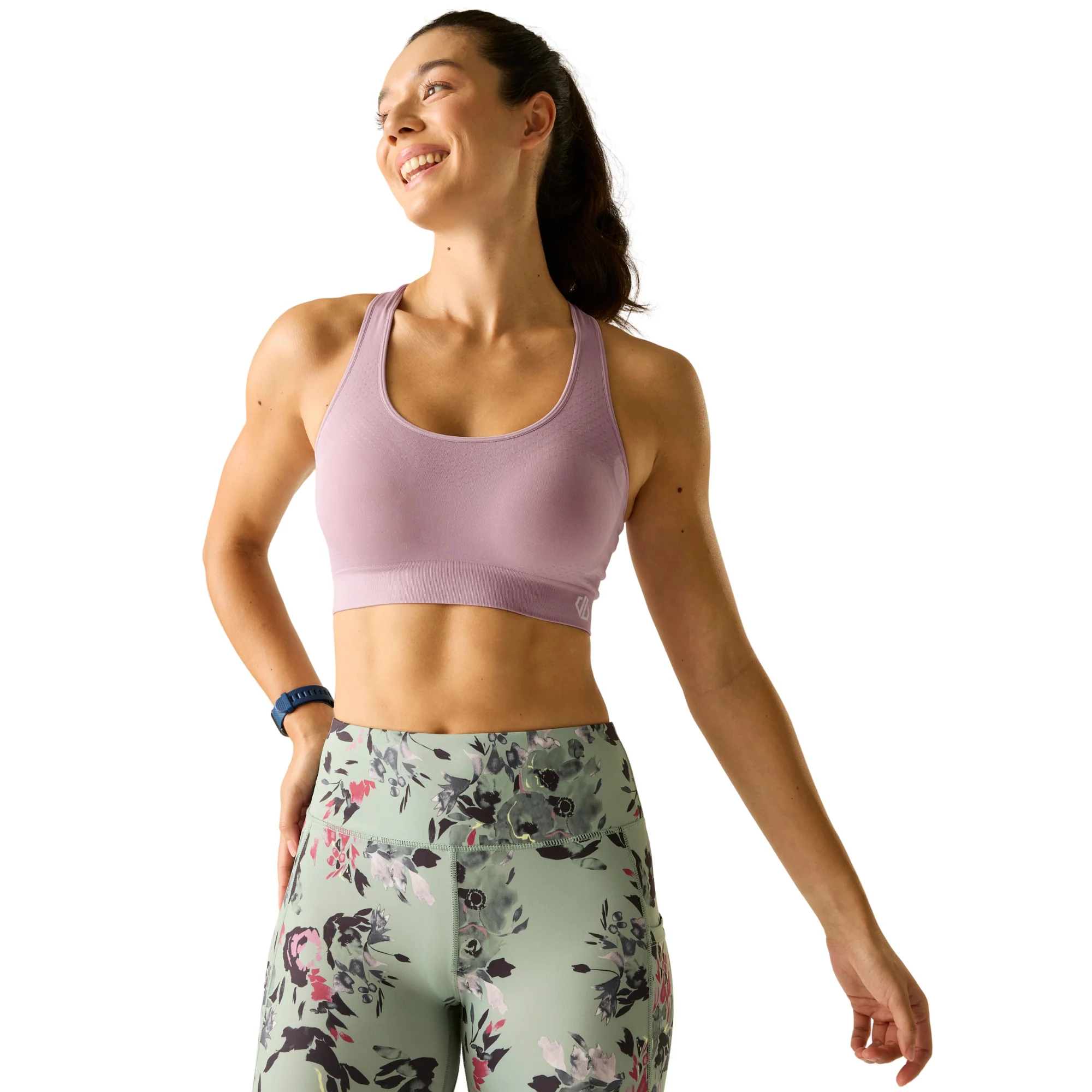 Dare 2B Women's Don't Sweat It II Sports Bra (Mauve Shadow) - Image 5