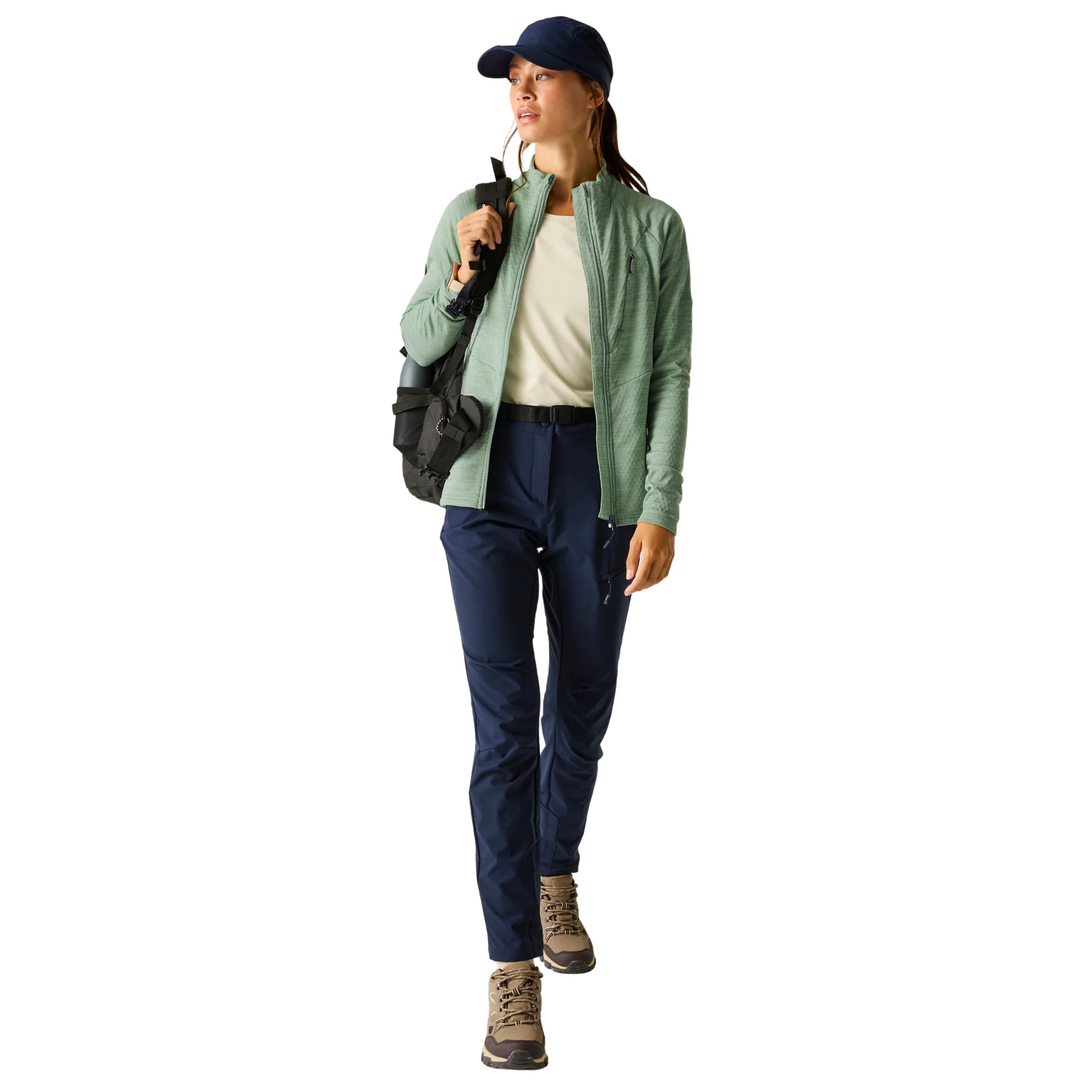 Dare 2B Women's Emerging III UPF50 Midlayer Full Zip Fleece (Glacier Green) - Image 7