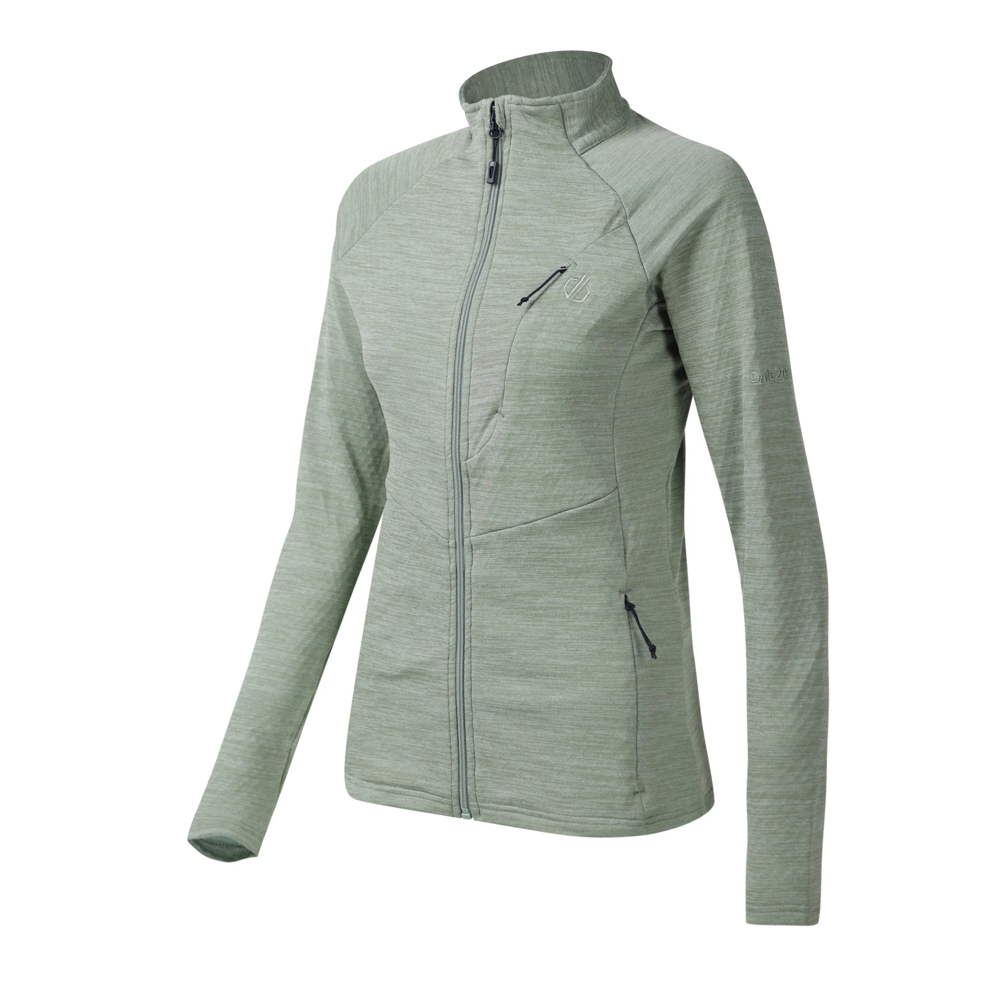 Dare 2B Women's Emerging III UPF50 Midlayer Full Zip Fleece (Glacier Green) - Image 9