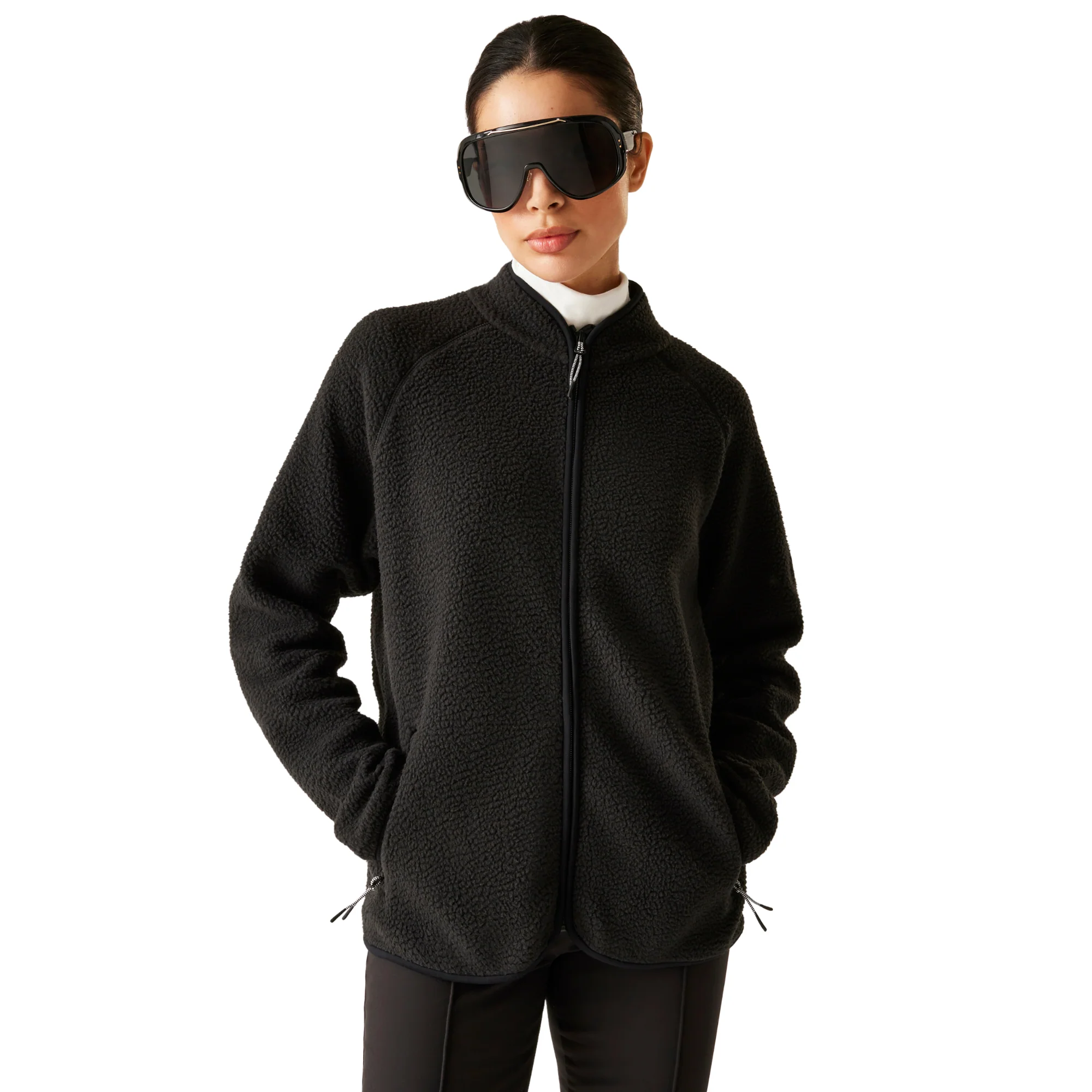 Dare 2B Women's Excursion Full Zip Fleece (Black)