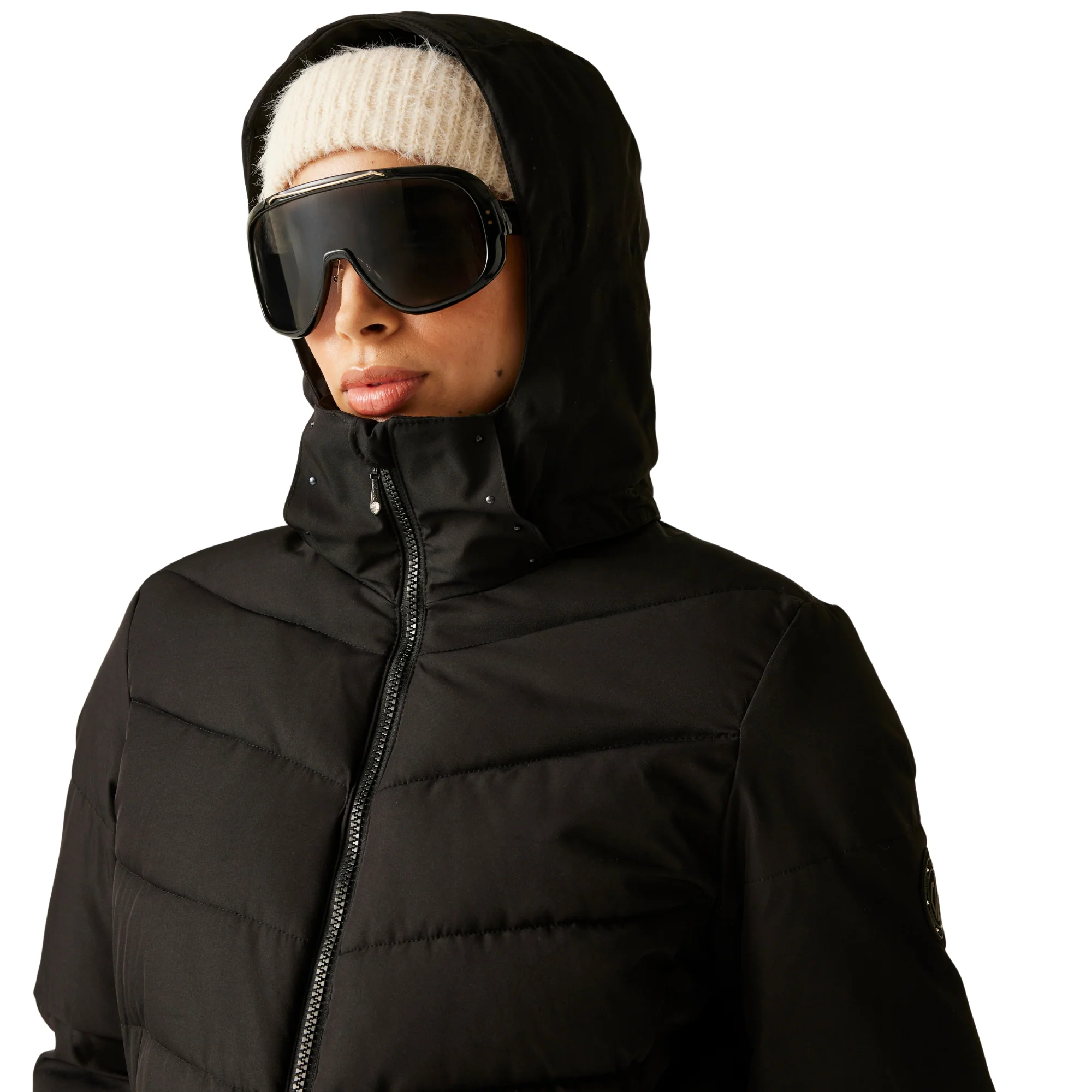 Dare 2B Women's Glacier Waterproof Insulated Ski Jacket (Black) - Image 4