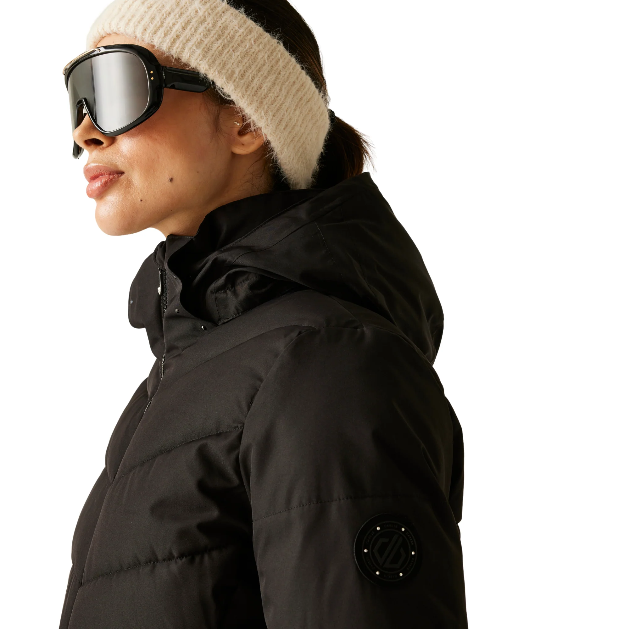 Dare 2B Women's Glacier Waterproof Insulated Ski Jacket (Black) - Image 5