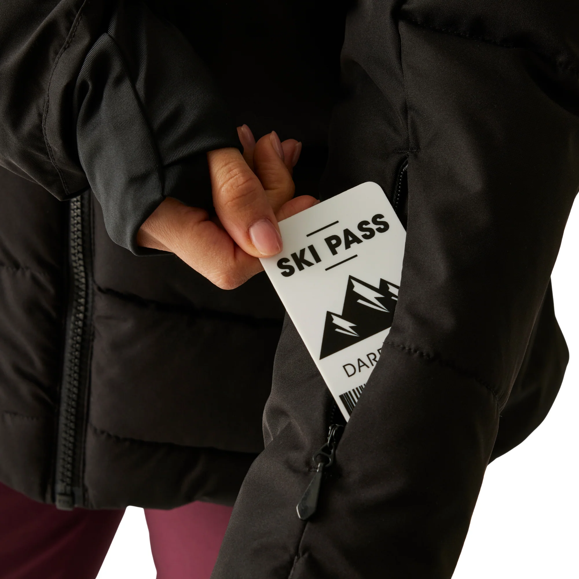 Dare 2B Women's Glacier Waterproof Insulated Ski Jacket (Black) - Image 7