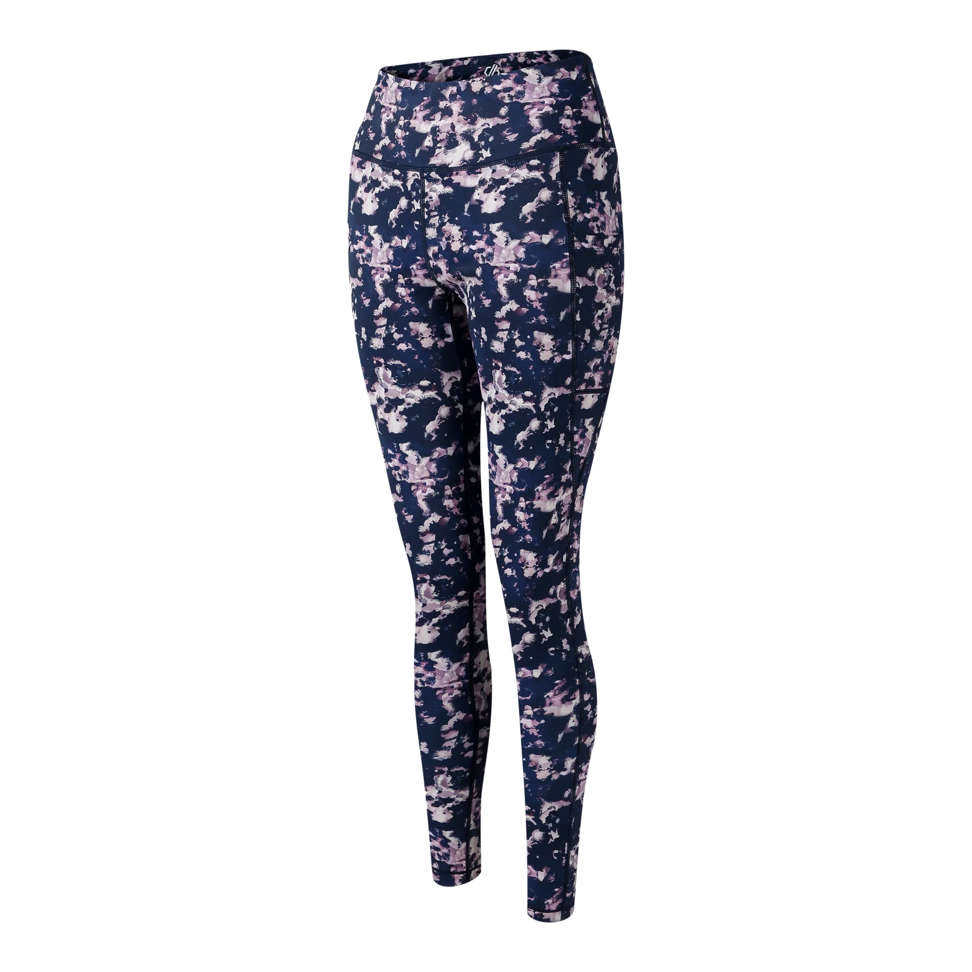 Dare 2B Women's Influential II UPF50 Leggings (Navy Inky Print) - Image 8