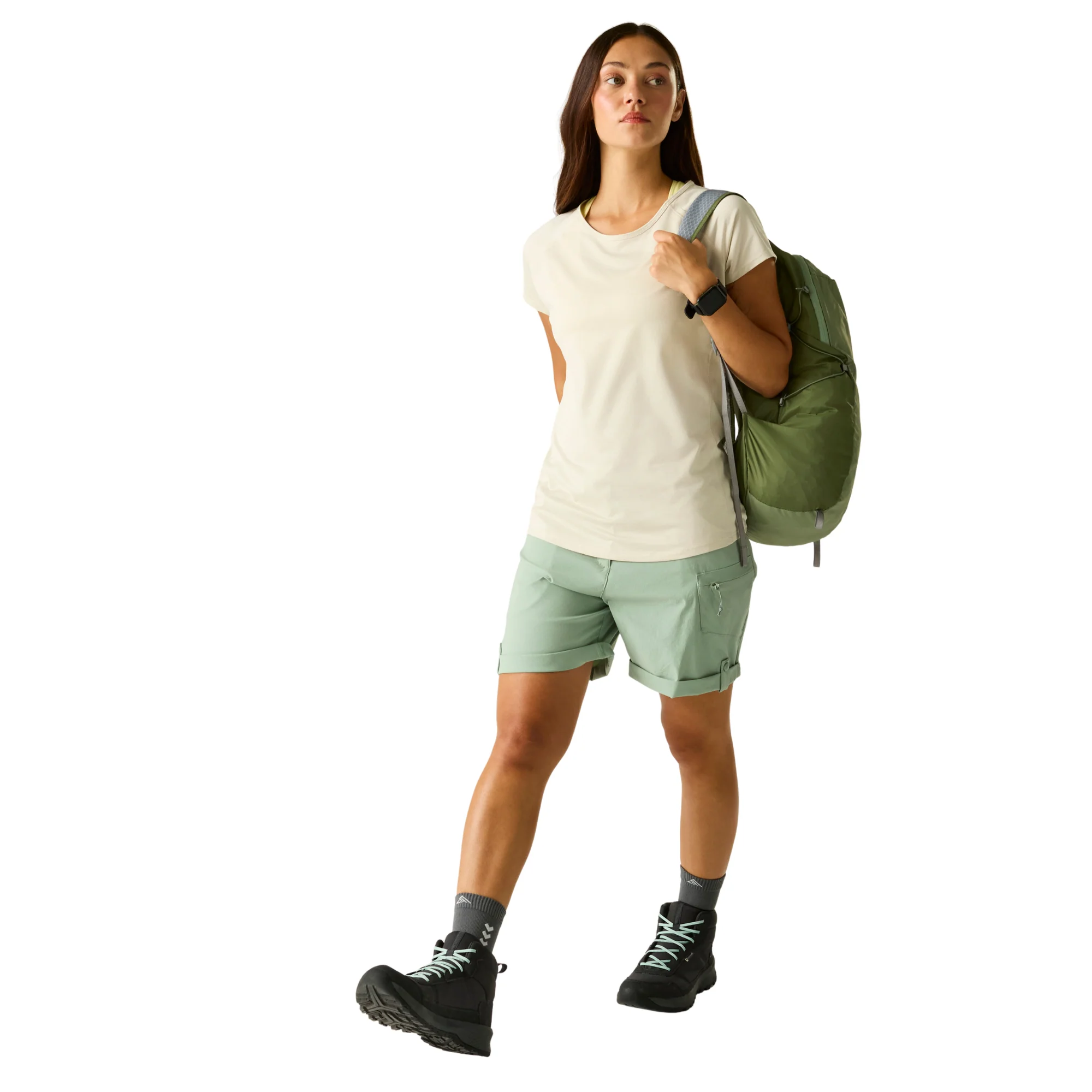 Dare 2B Women's Melodic III UPF50 Shorts (Glacier Green) - Image 6