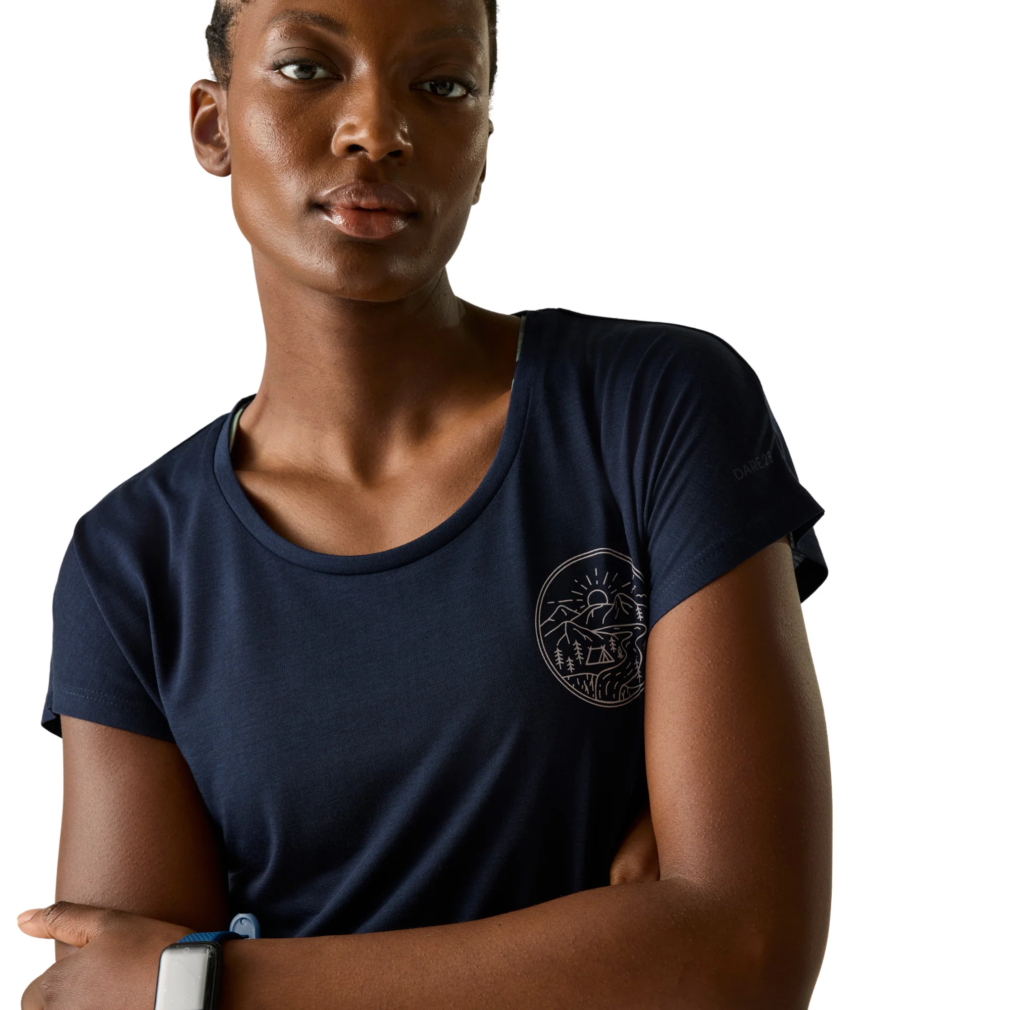 Dare 2B Women's Serenity Technical Tee (Navy) - Image 3