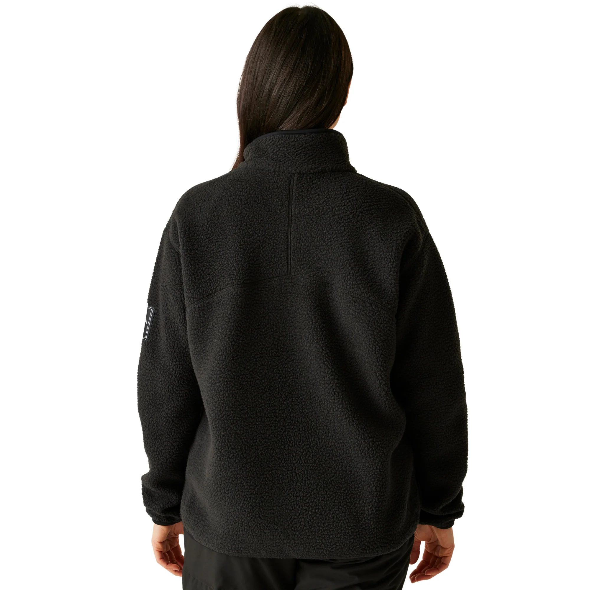 Dare 2B Women's Slide Out Half Zip Fleece Top (Black) - Image 2