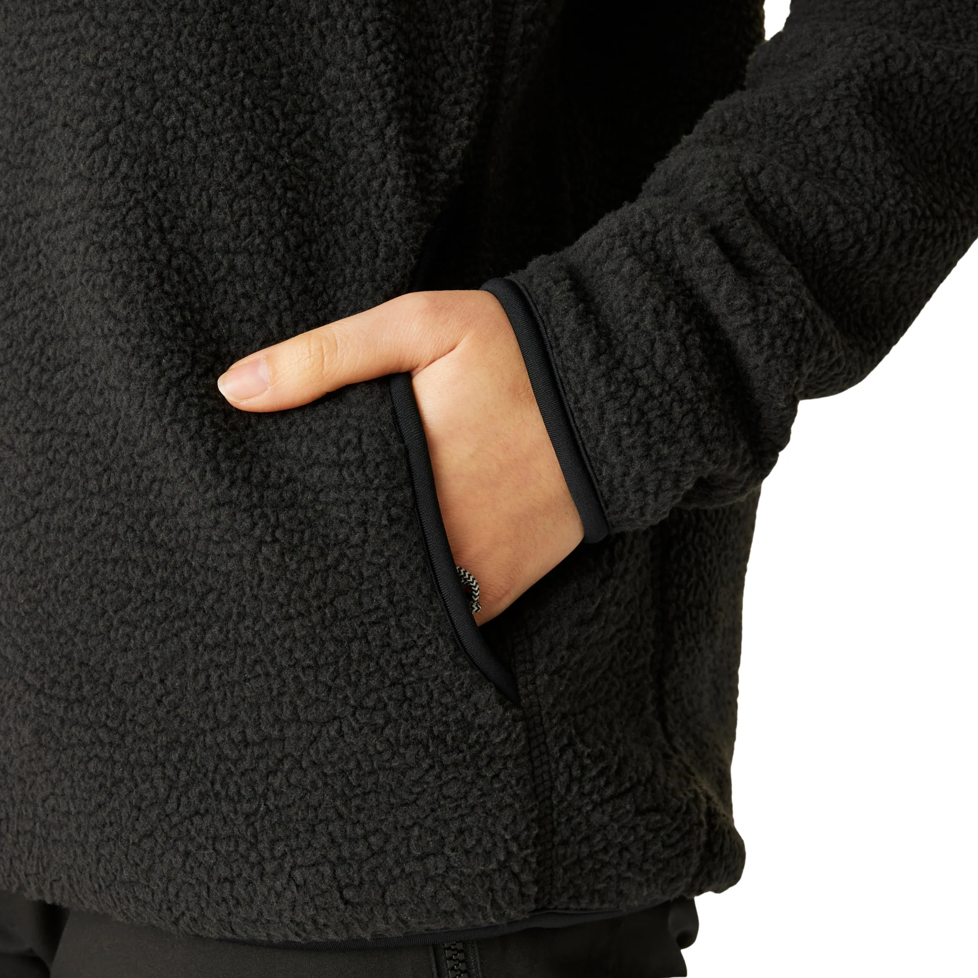 Dare 2B Women's Slide Out Half Zip Fleece Top (Black) - Image 3