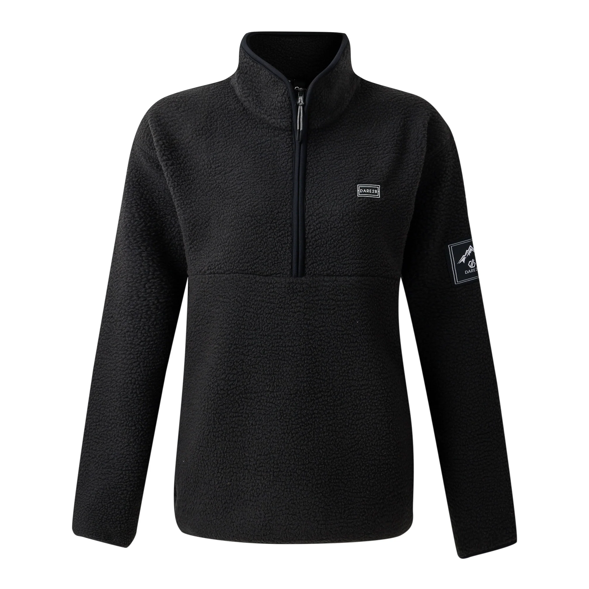 Dare 2B Women's Slide Out Half Zip Fleece Top (Black) - Image 7