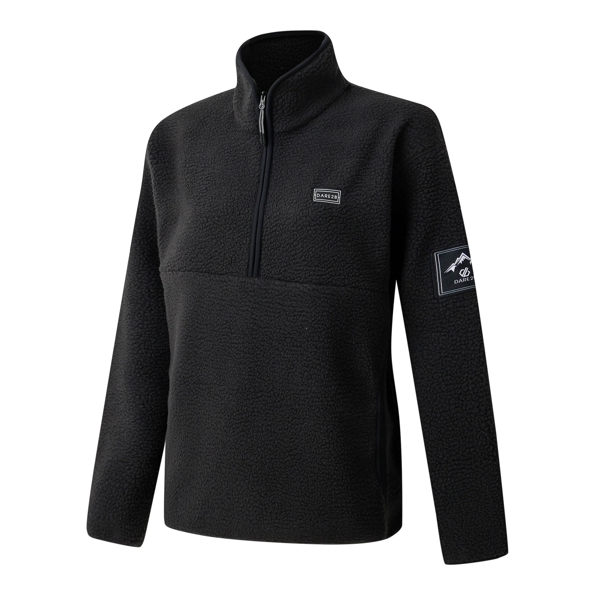 Dare 2B Women's Slide Out Half Zip Fleece Top (Black) - Image 9