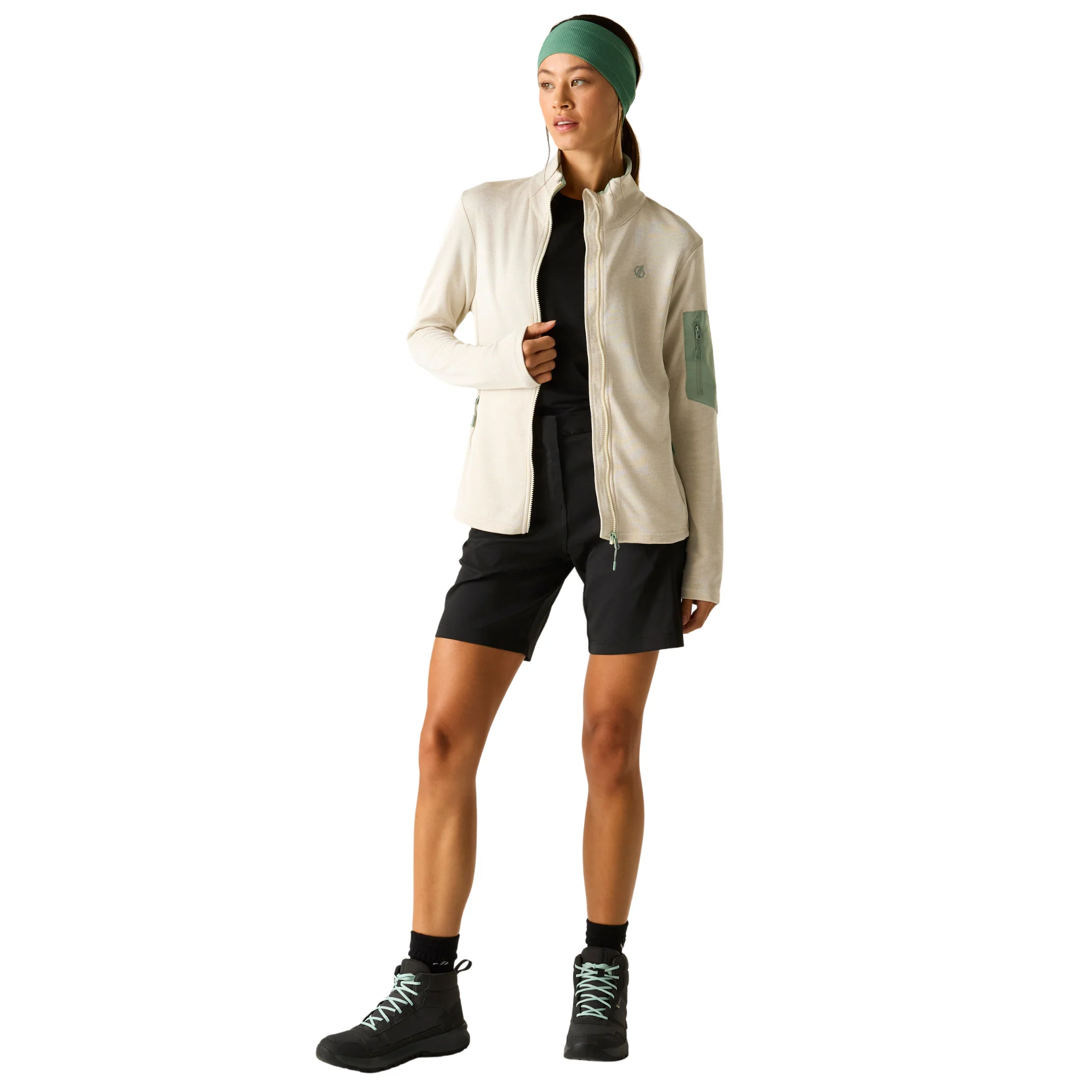 Dare 2B Women's Torrek II UPF50 Full Zip Fleece (Almond Milk) - Image 5