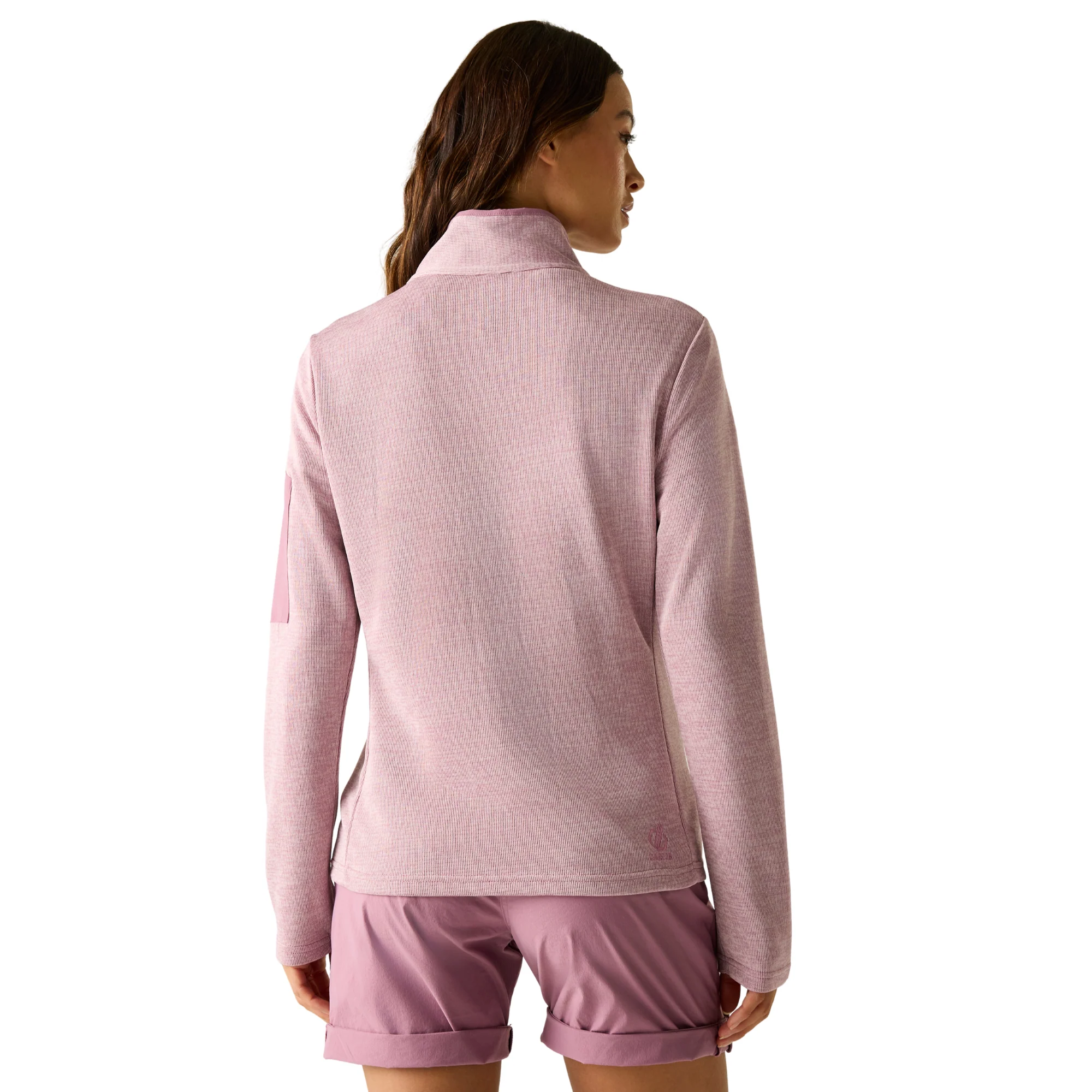 Dare 2B Women's Torrek II UPF50 Full Zip Fleece (Mauve Shadow) - Image 2
