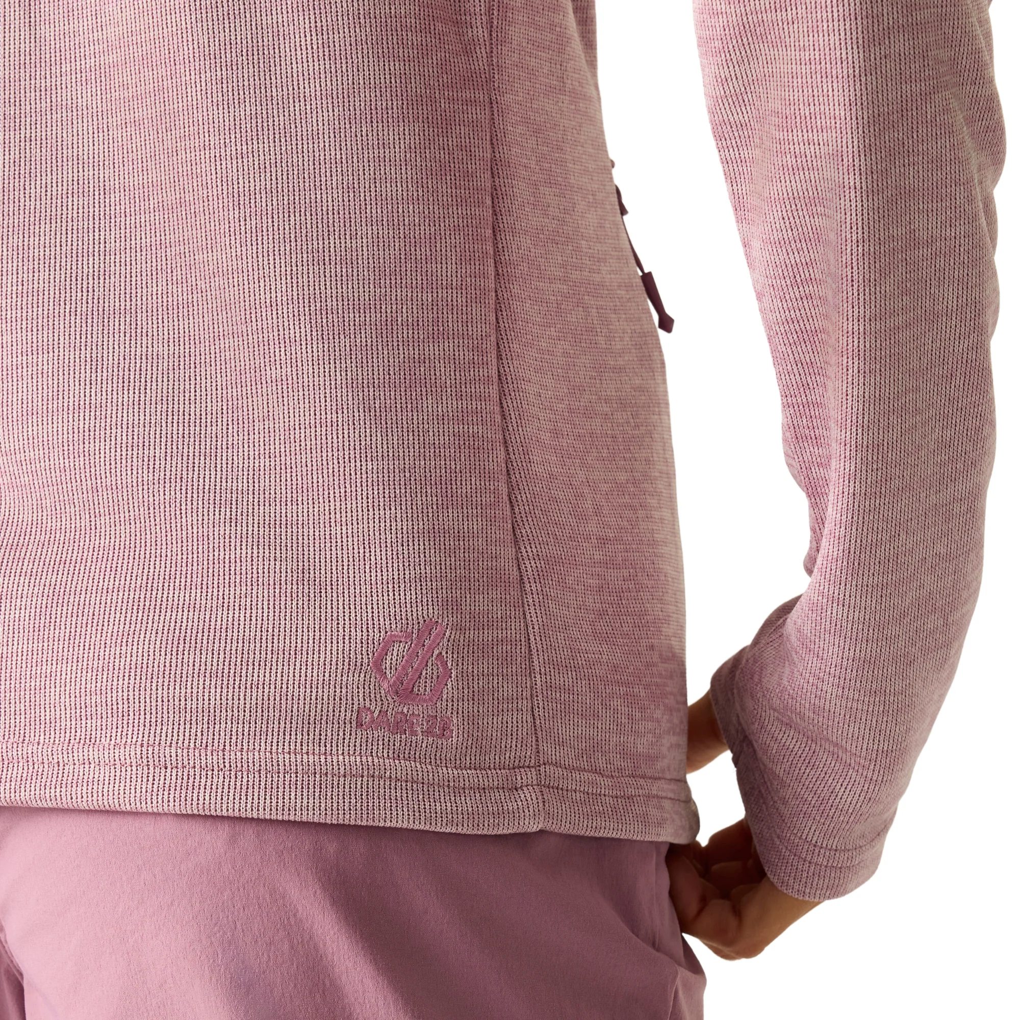 Dare 2B Women's Torrek II UPF50 Full Zip Fleece (Mauve Shadow) - Image 5