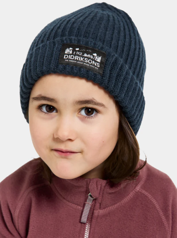 Didriksons Kids Bus Beanie Hat (Navy) - Image 6