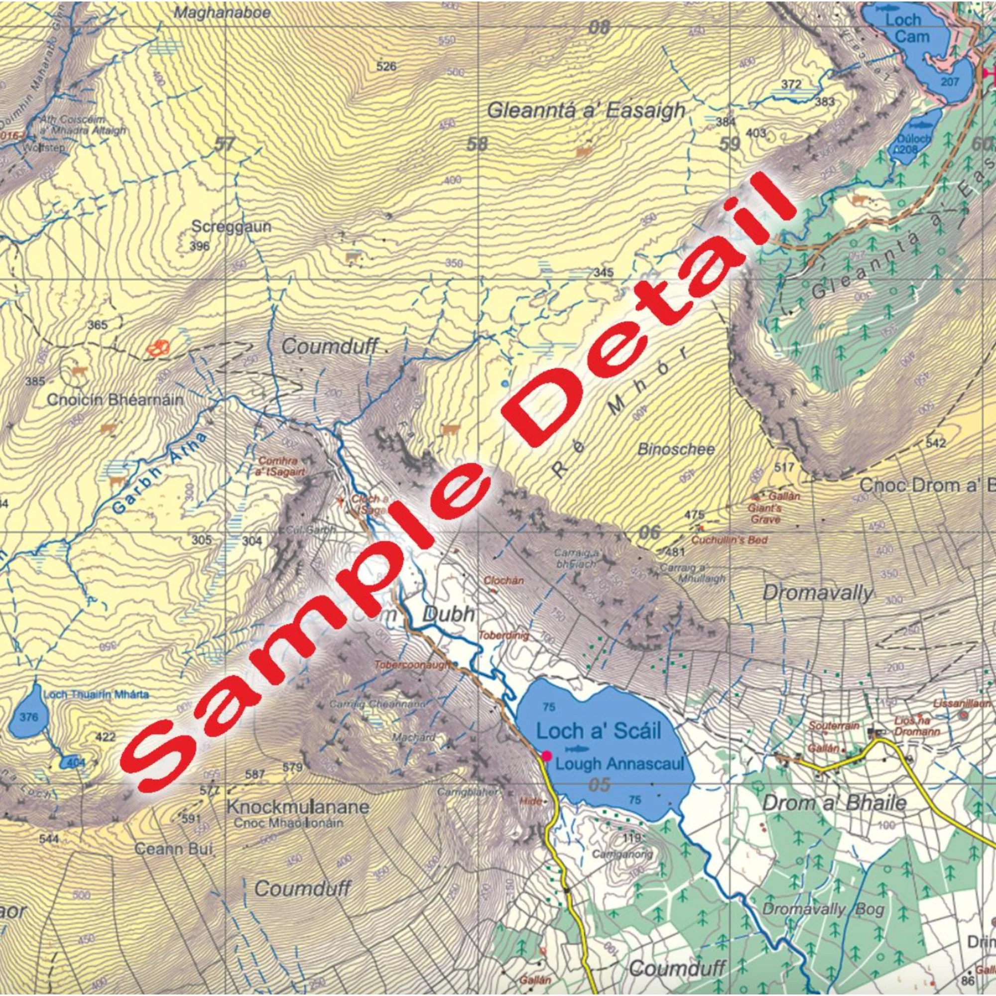 EastWest Mapping Dingle Central ~ Beenoskee Paper Map (1:25,000) - Image 3