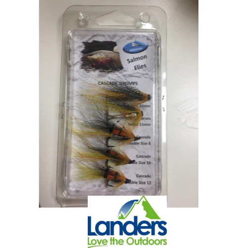 Dragon Cascade Shrimps Salmon Flies (Pack of 5 Flies)