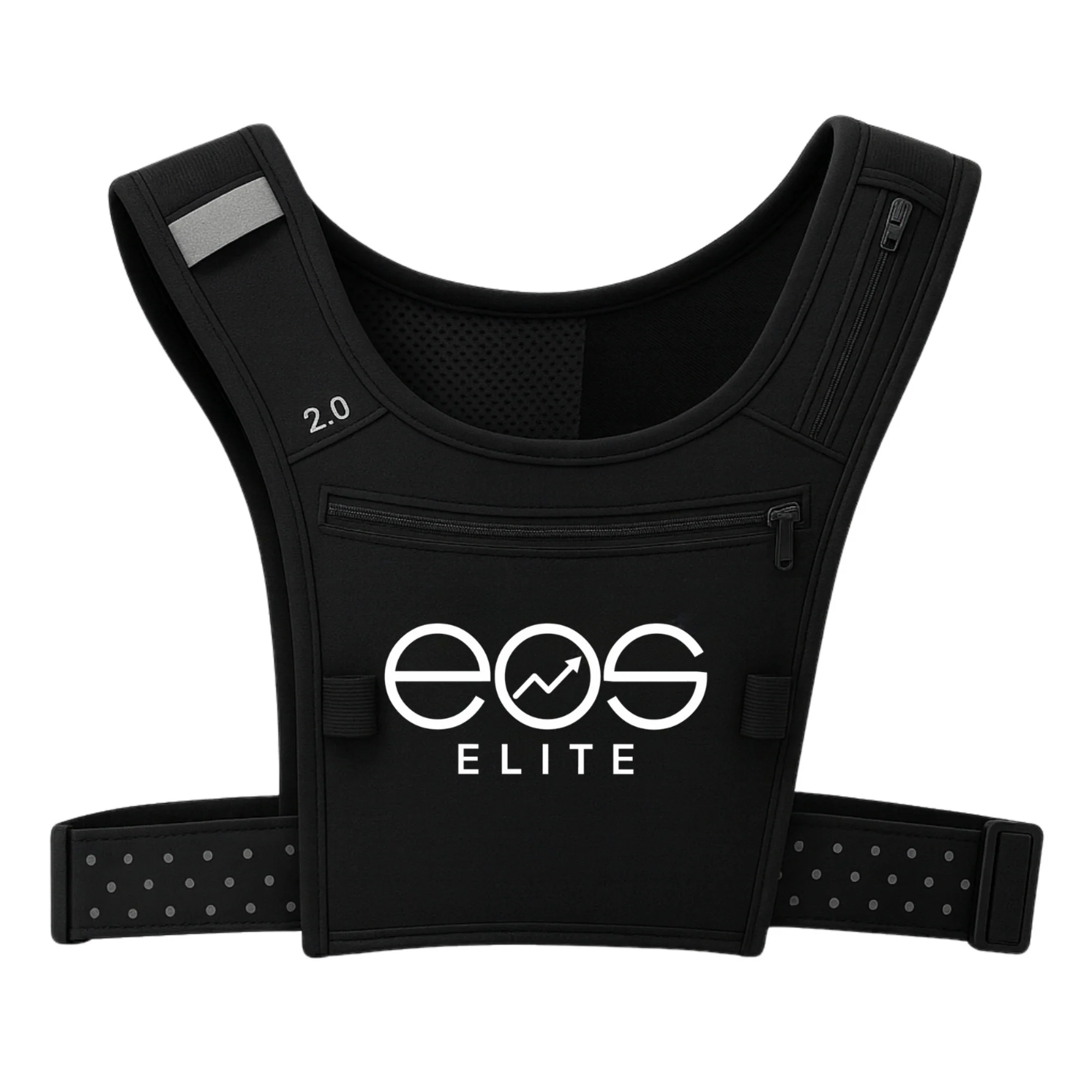 Eos Elite Unisex Ultralight 2.0 Running Vest (Black) - Image 2