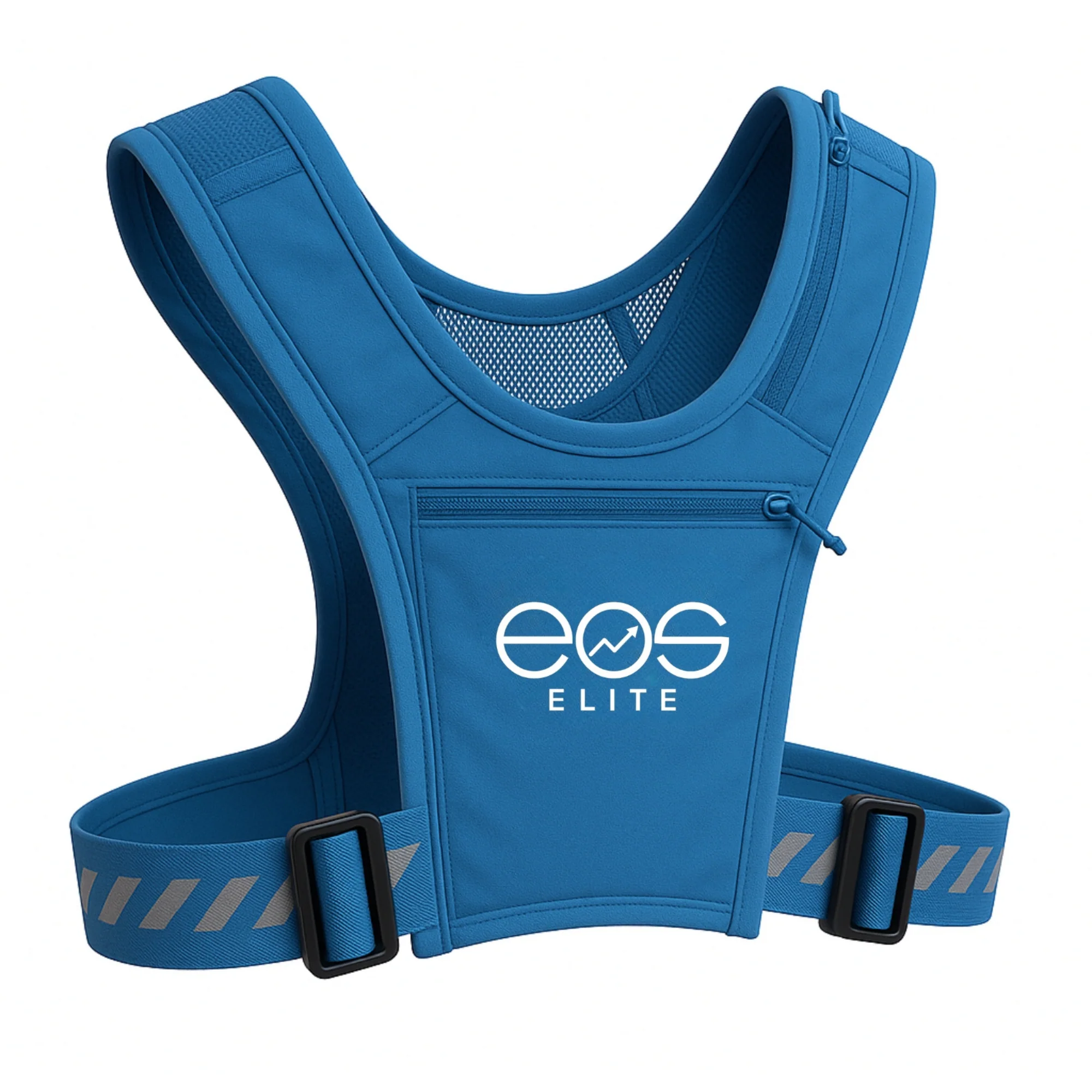 Eos Elite Unisex RainGuard Waterproof Running Vest (Blue) - Image 2