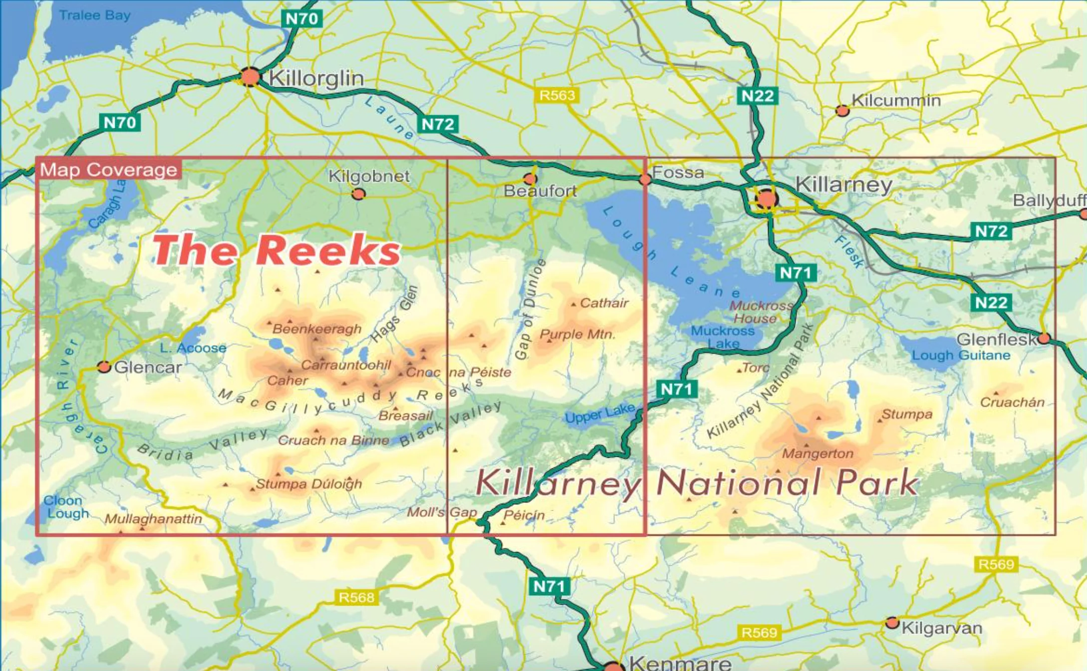 EastWest Mapping The Reeks Map (1:20,000) - Image 2