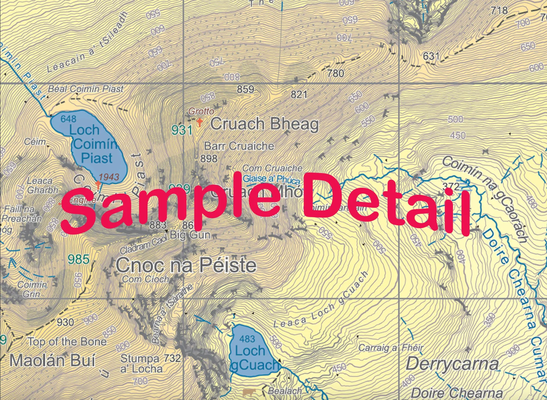 EastWest Mapping The Reeks Map (1:20,000) - Image 3