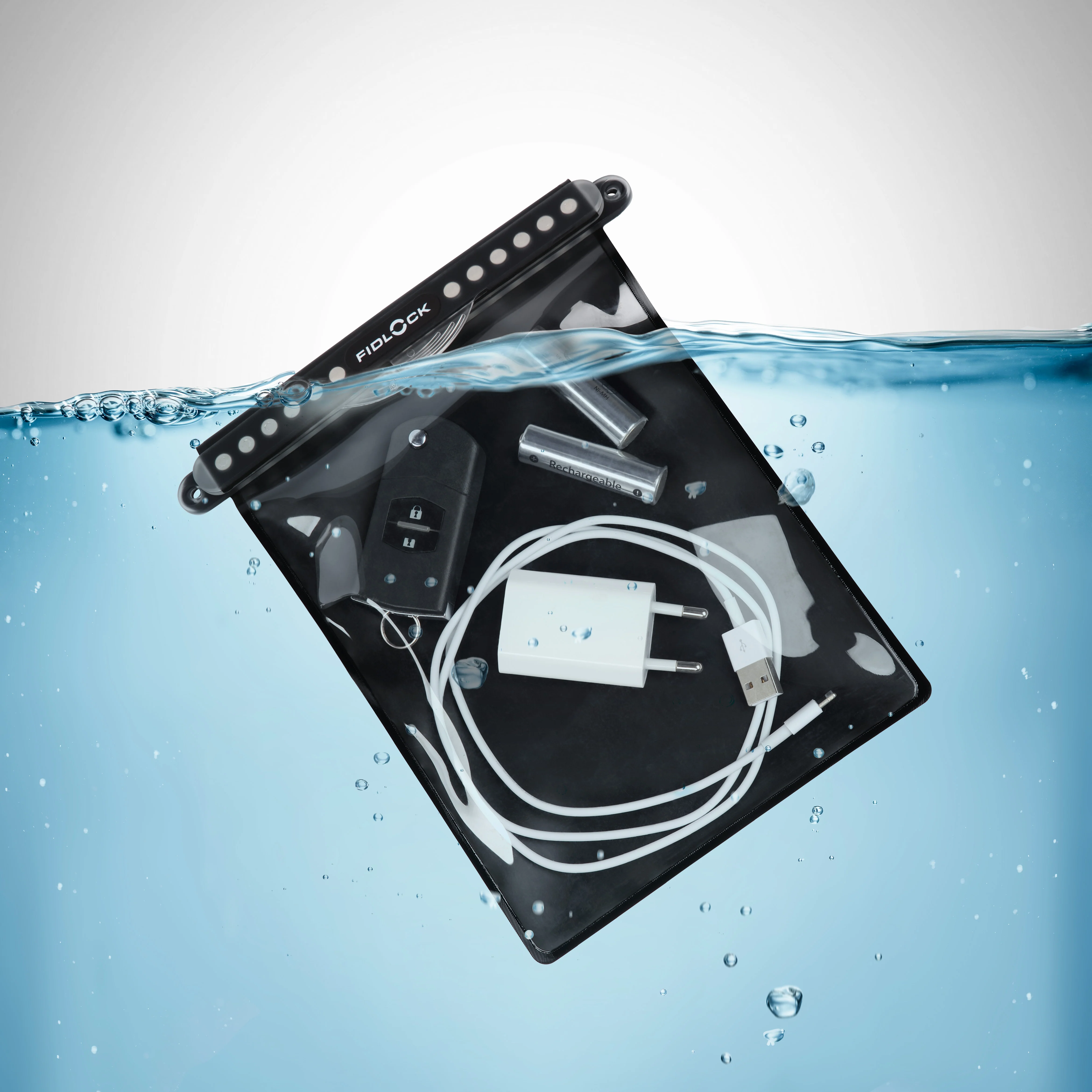Fidlock Hermetic Maxi Dry Bag (Transparent Black) - Image 2