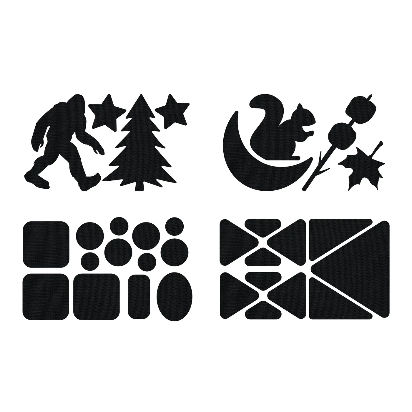 Gear Aid Tenacious Tape Gear Patches - Camping Shapes - Image 2