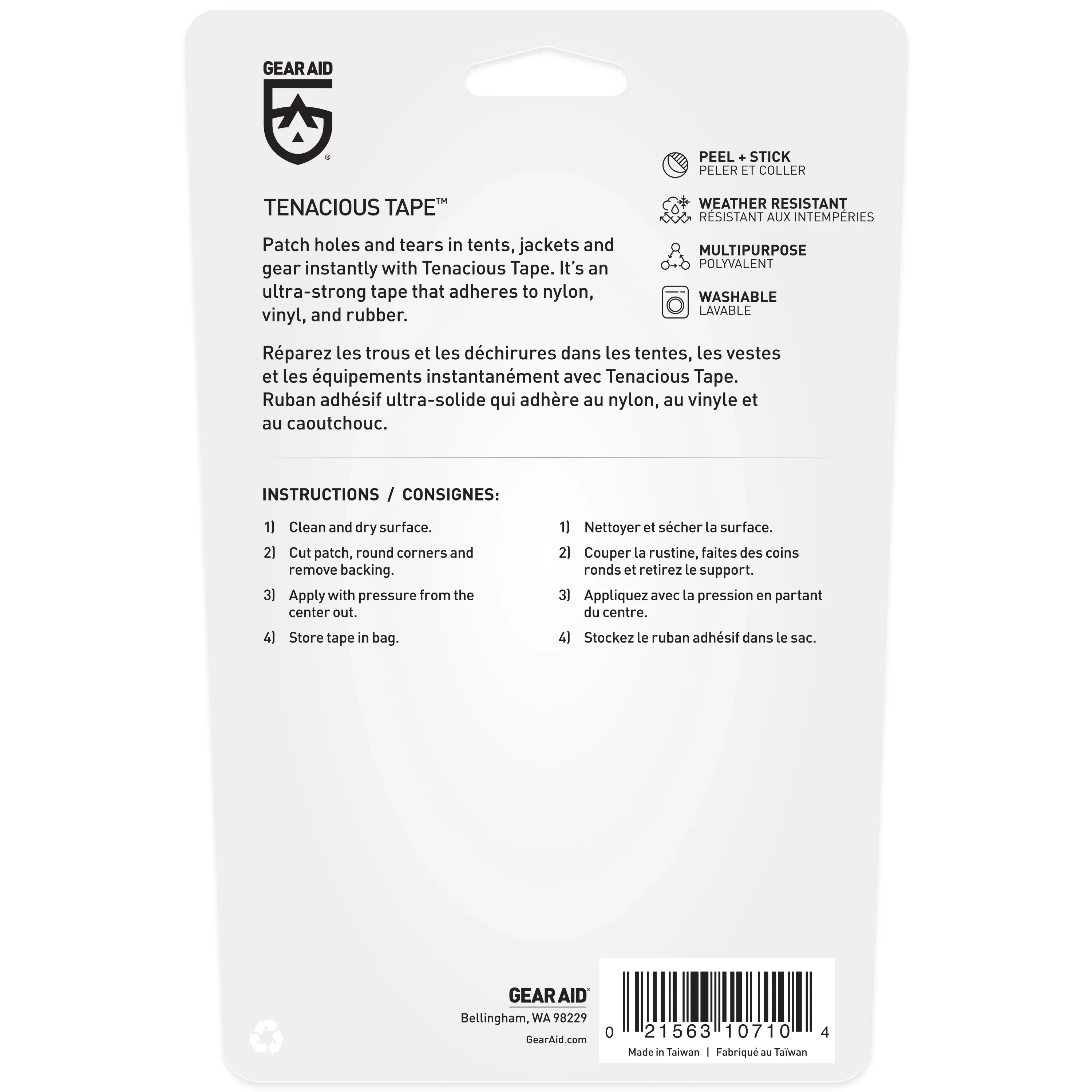 Gear Aid Tenacious Tape Repair Patches (4 Patches) - Image 6